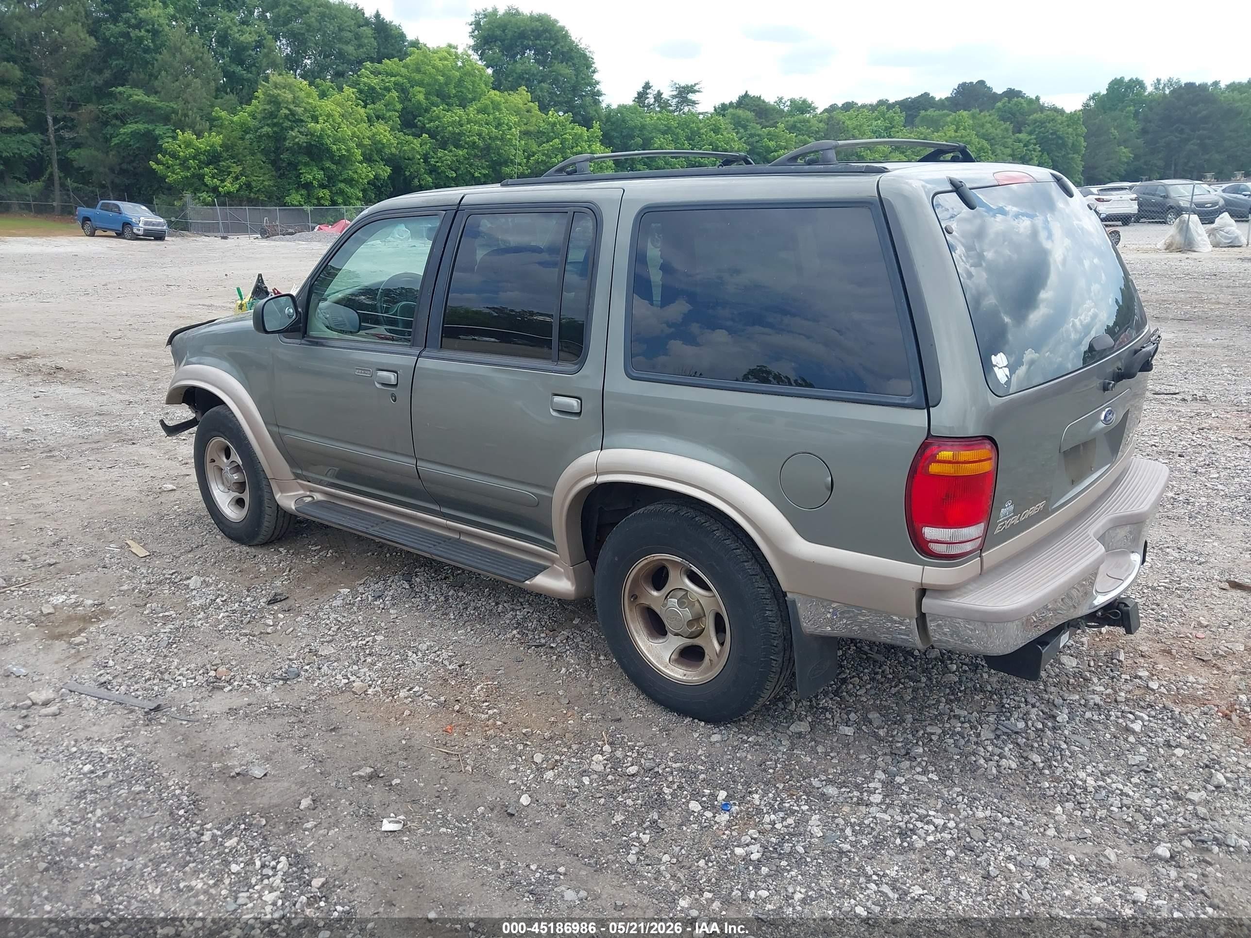 1999 Ford Explorer Eddie Bauer/limited Edition/xlt Green vin: 1FMDU32E8XZA93111