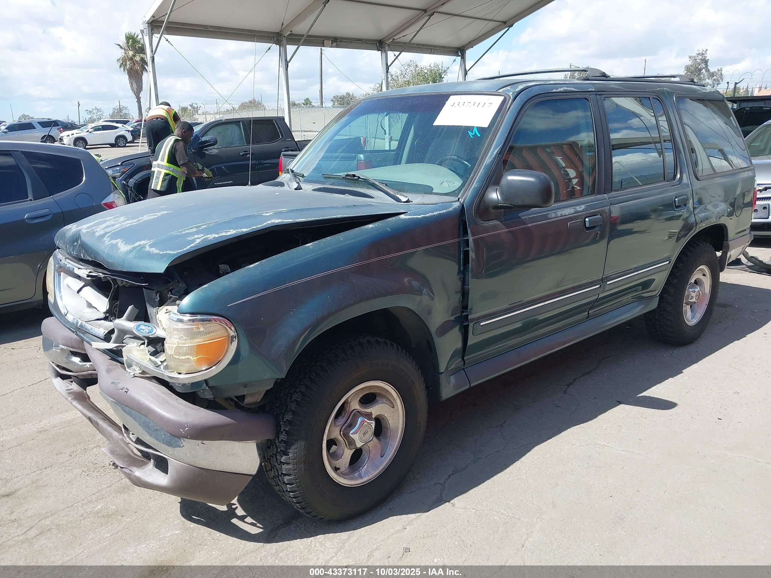 1997 Ford Explorer Eddie Bauer/limited/xl/xlt Зеленый vin: 1FMDU32EXVUA15987