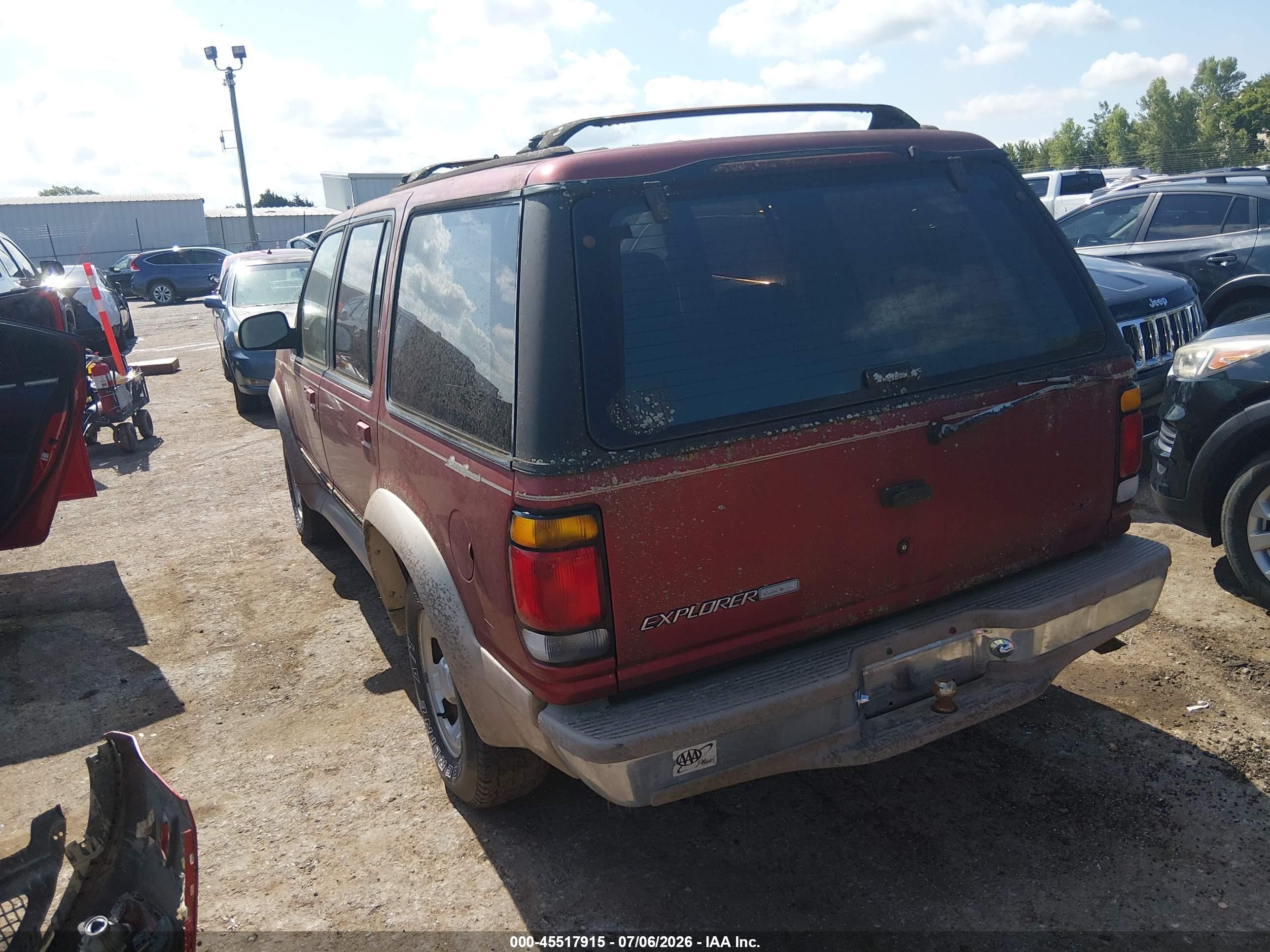 1997 Ford Explorer Eddie Bauer/limited/xlt Красный vin: 1FMDU32P1VZA65262