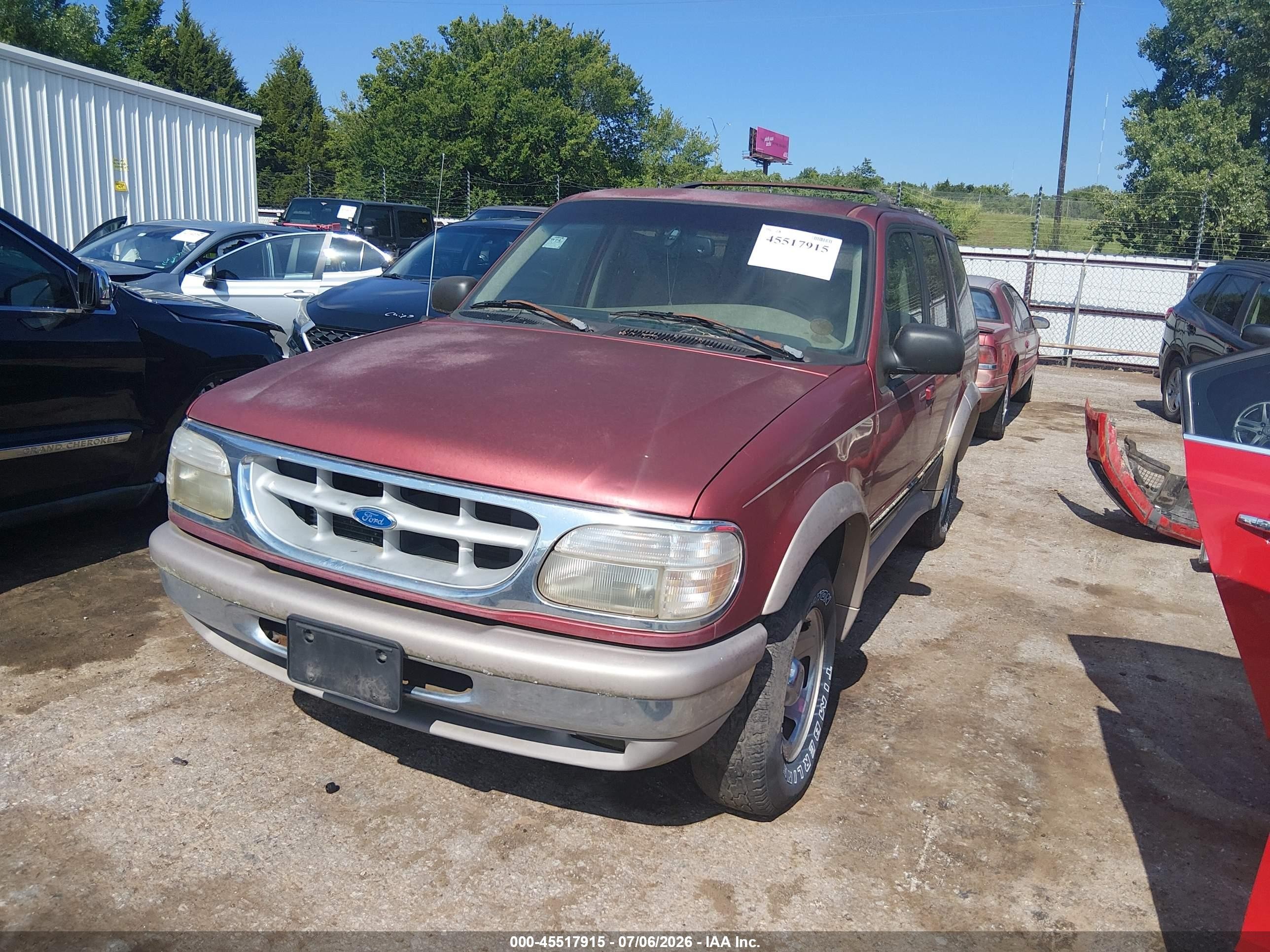 1997 Ford Explorer Eddie Bauer/limited/xlt Красный vin: 1FMDU32P1VZA65262