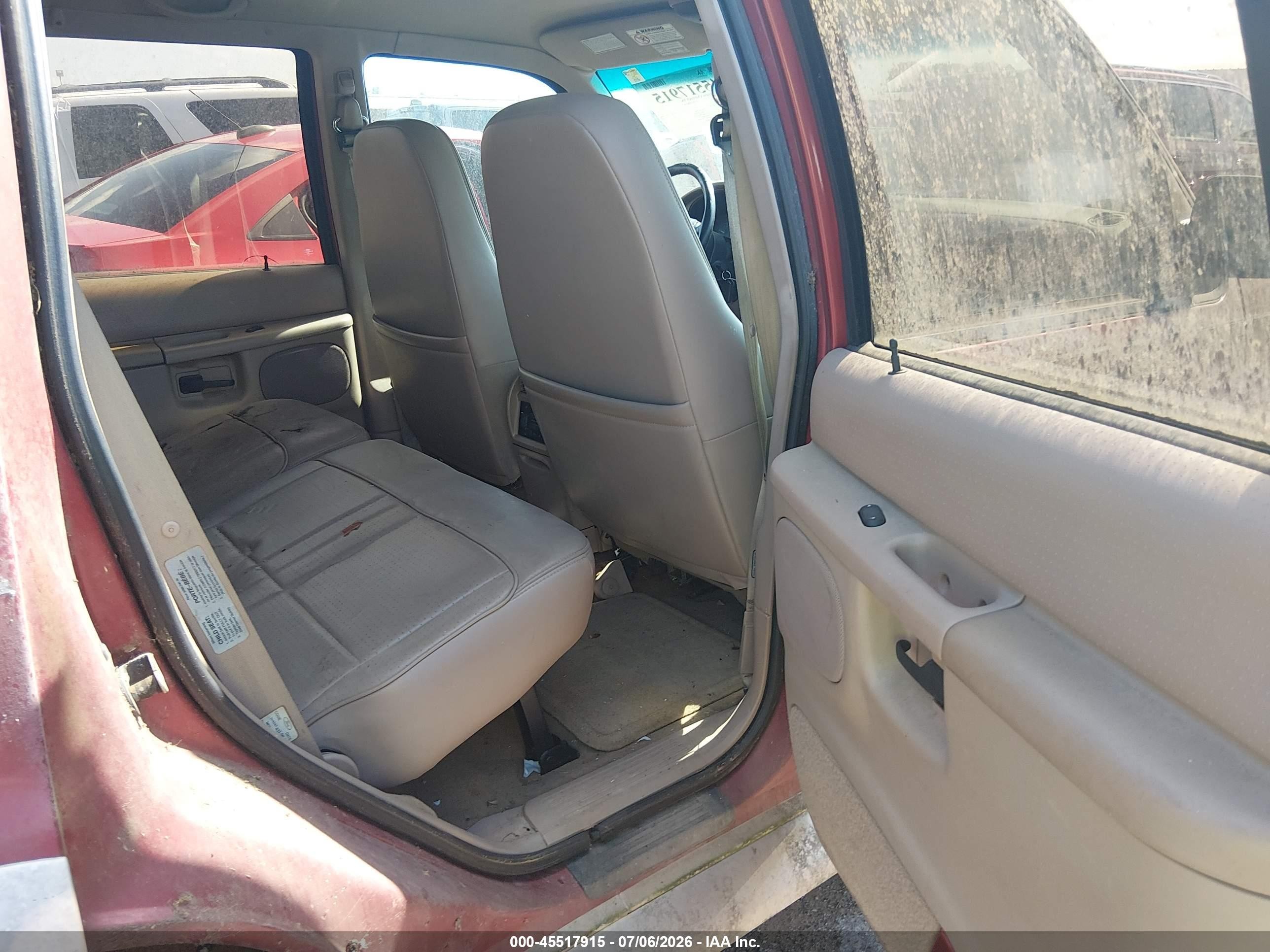 1997 Ford Explorer Eddie Bauer/limited/xlt Красный vin: 1FMDU32P1VZA65262