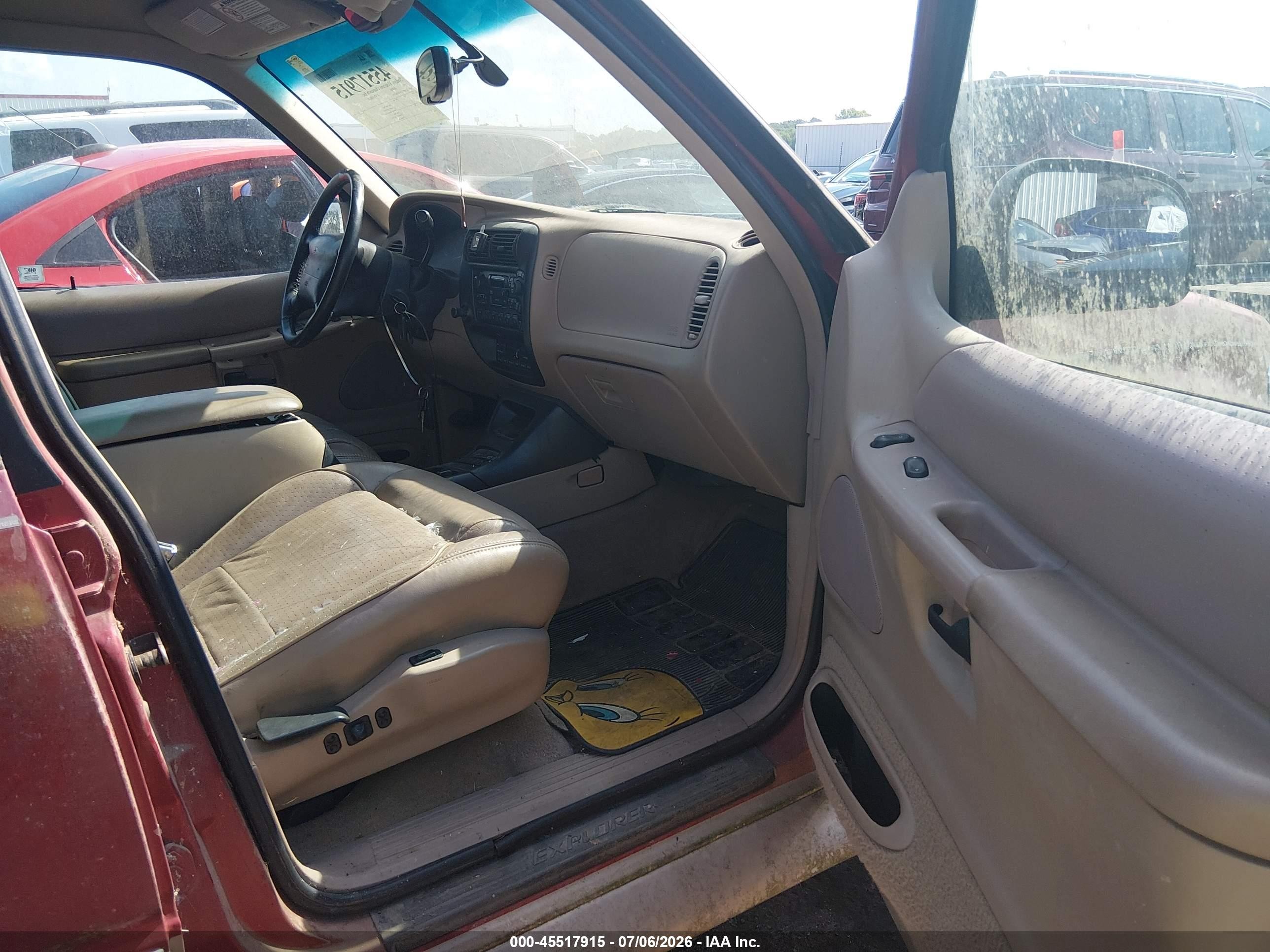 1997 Ford Explorer Eddie Bauer/limited/xlt Красный vin: 1FMDU32P1VZA65262