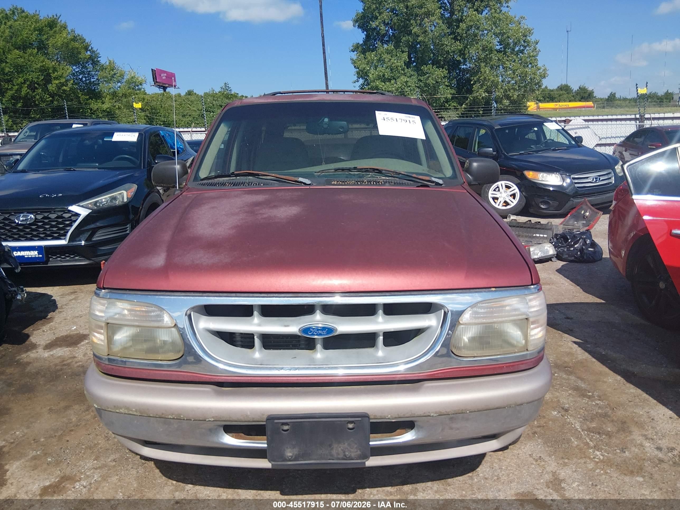 1997 Ford Explorer Eddie Bauer/limited/xlt Красный vin: 1FMDU32P1VZA65262