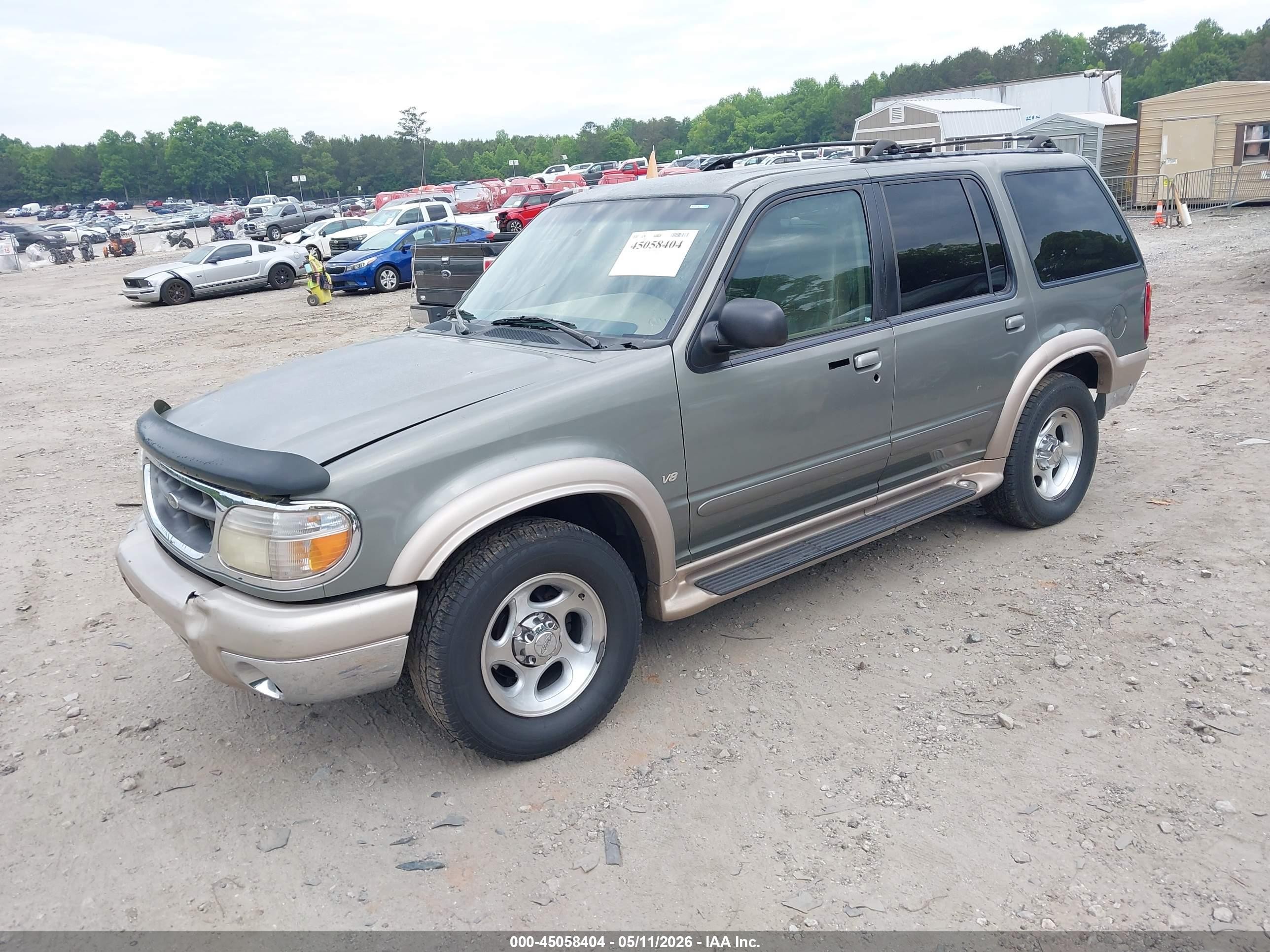 1999 Ford Explorer Eddie Bauer/limited Edition/xlt Green vin: 1FMDU32P3XUA70043