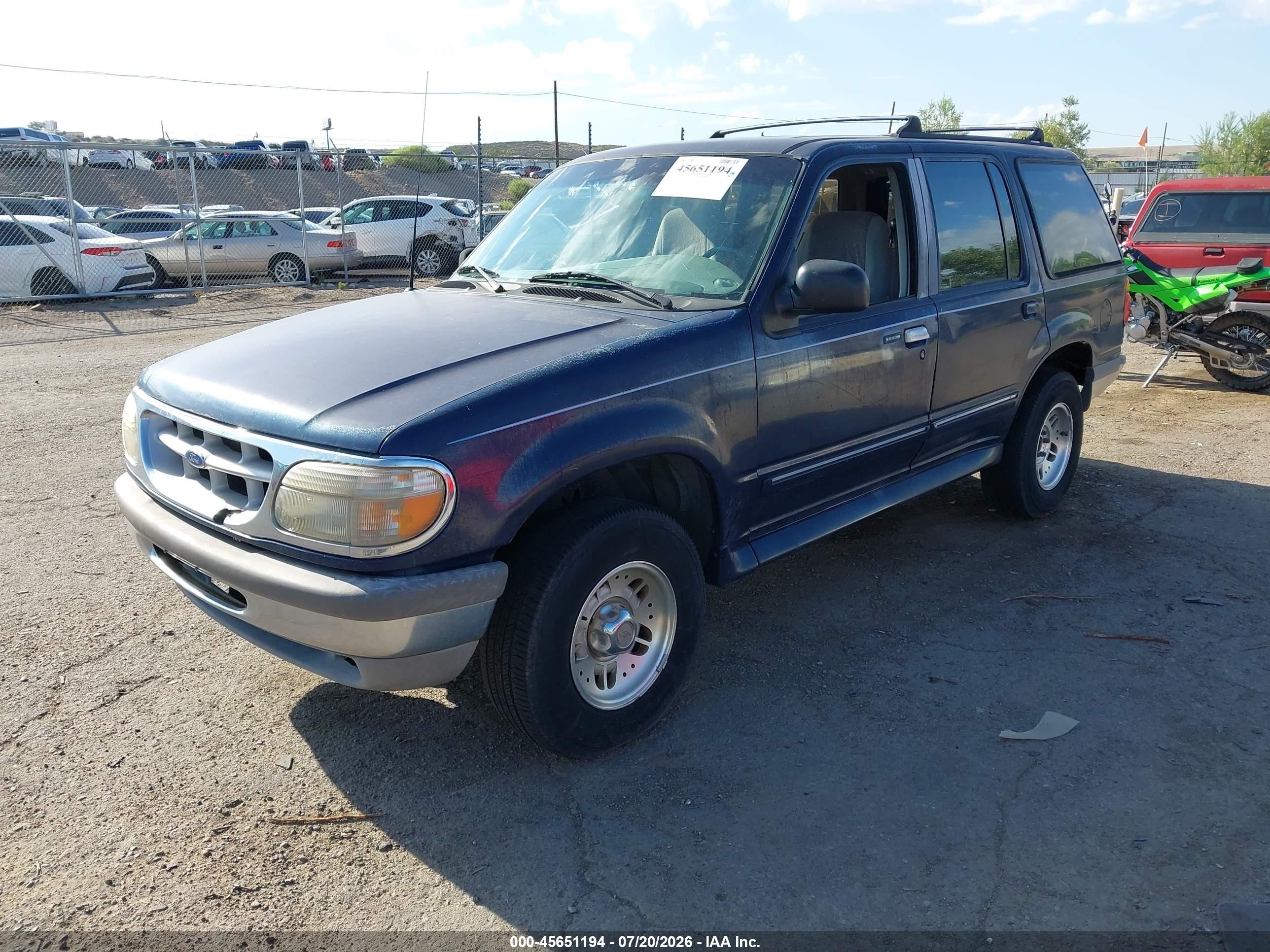 1995 Ford Explorer   Blue vin: 1FMDU32X0SZA83070