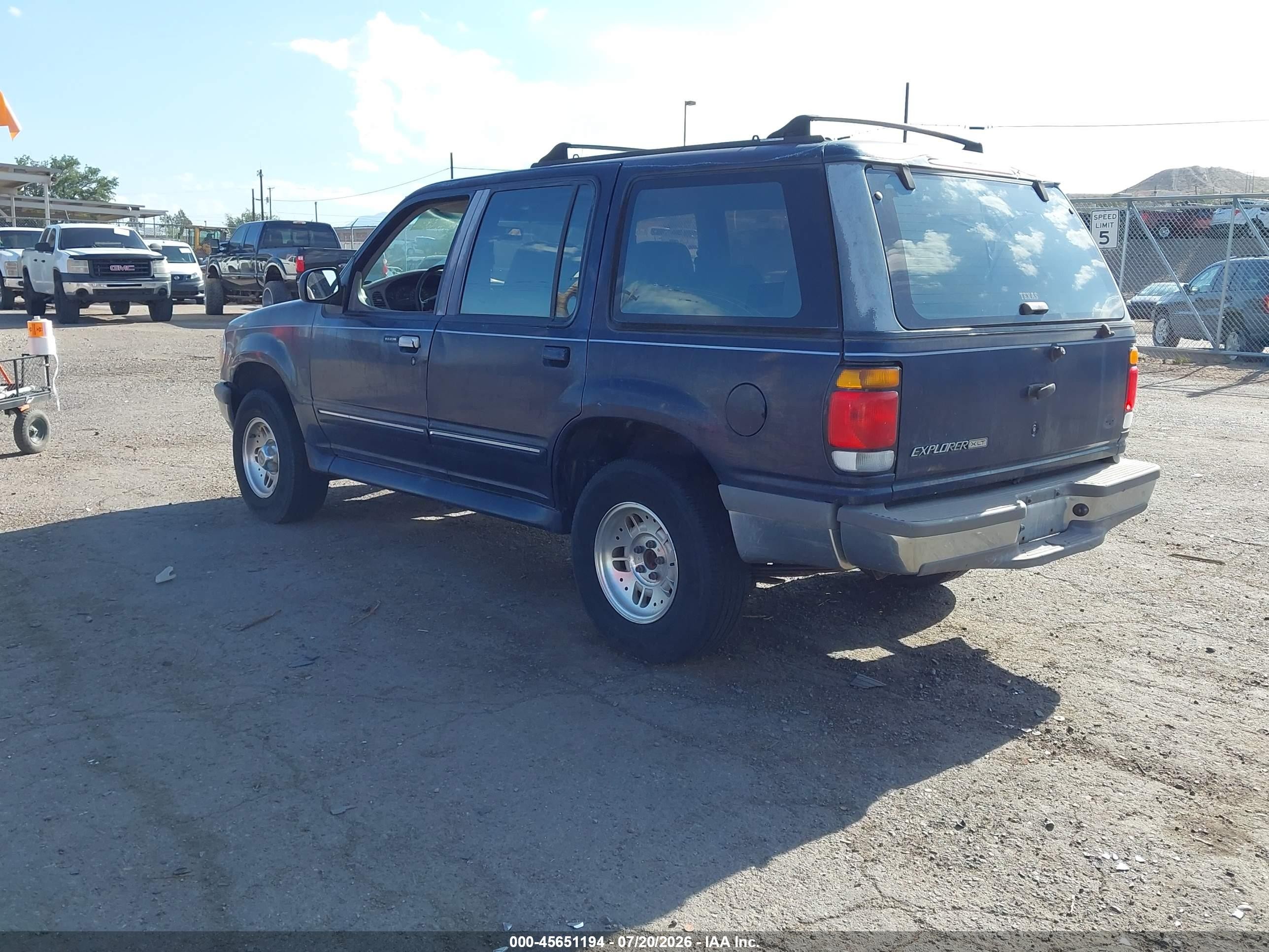 1995 Ford Explorer   Blue vin: 1FMDU32X0SZA83070