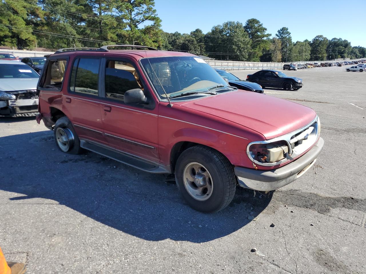 1996 Ford Explorer Burgundy vin: 1FMDU32X0TZB52597