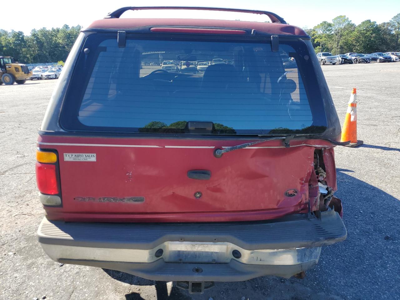 1996 Ford Explorer Burgundy vin: 1FMDU32X0TZB52597