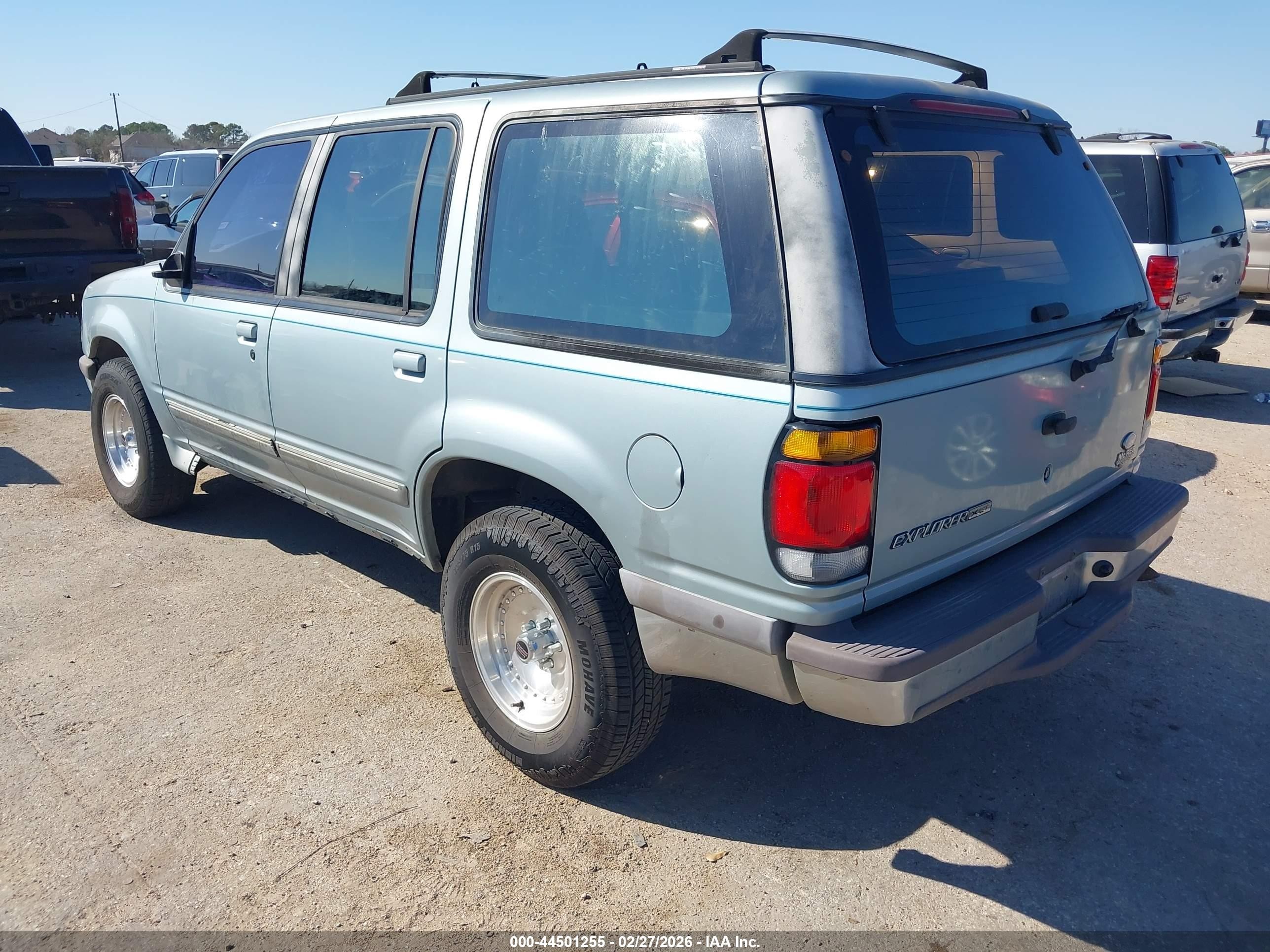 1995 Ford Explorer   Light Blue vin: 1FMDU32XXSZB69860