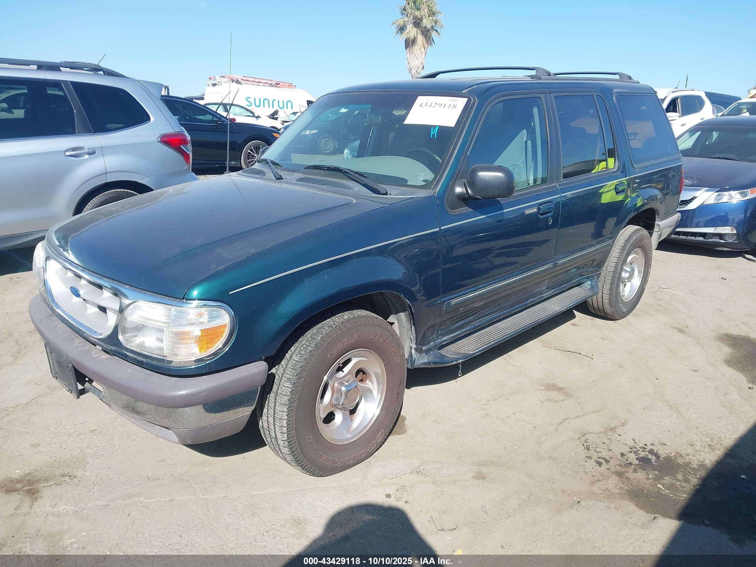 1996 Ford Explorer   Зеленый vin: 1FMDU32XXTUD85108