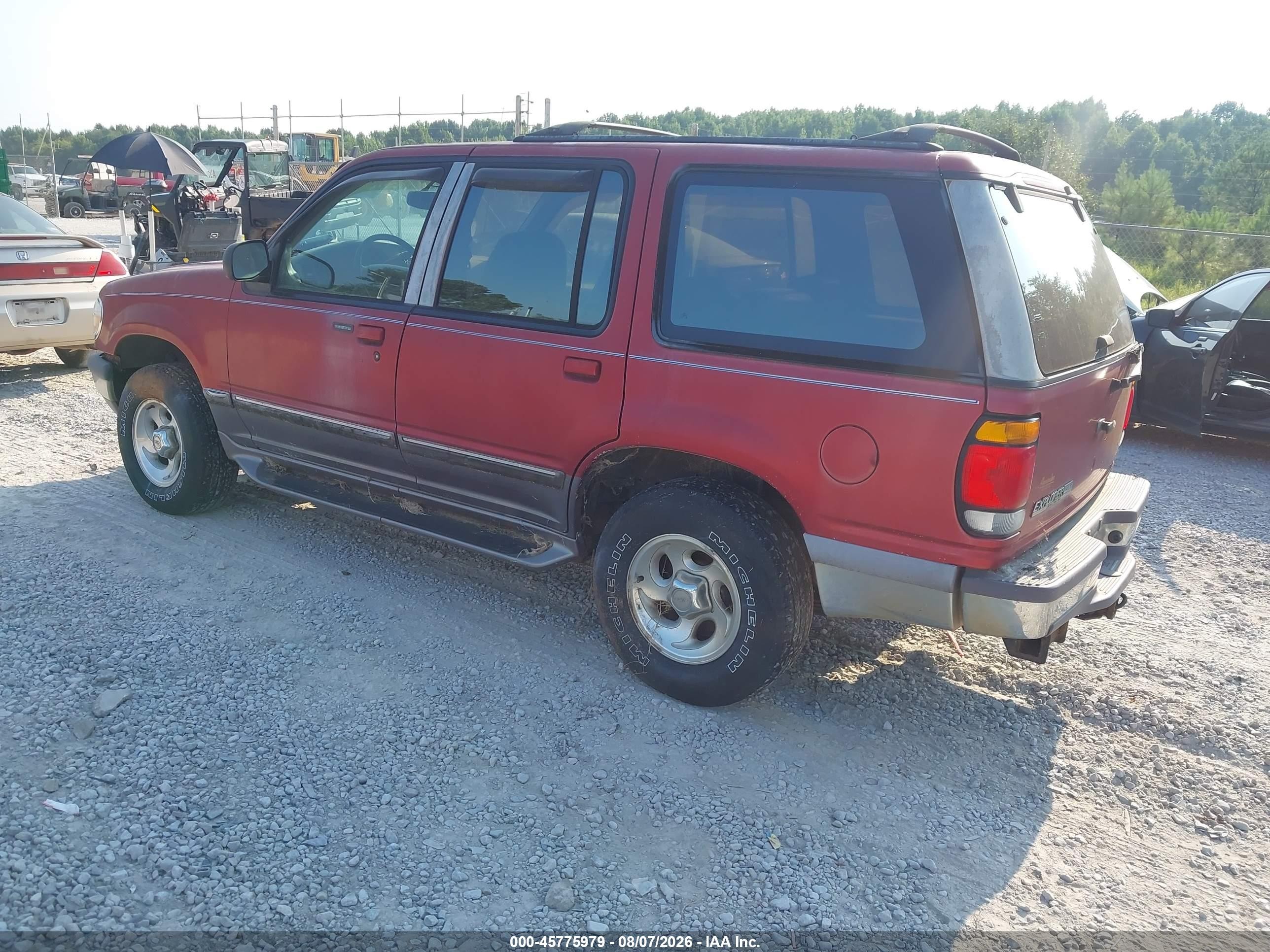 1997 Ford Explorer Eddie Bauer/limited/xl/xlt Red vin: 1FMDU34E2VZB12858