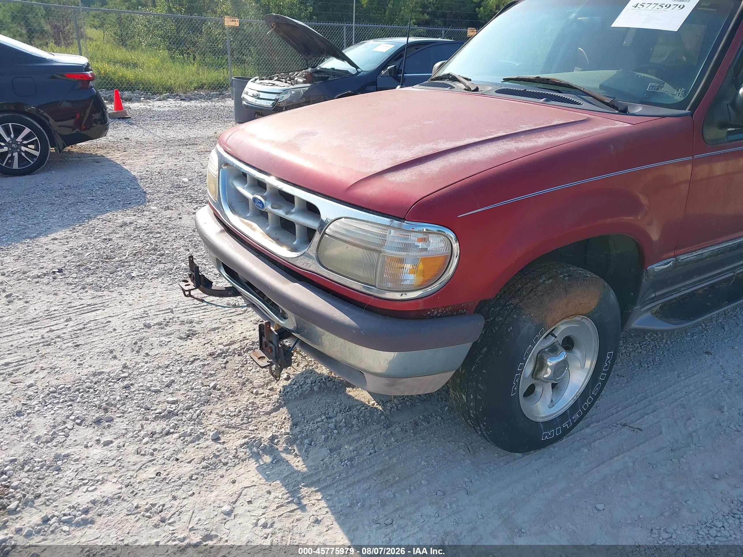1997 Ford Explorer Eddie Bauer/limited/xl/xlt Red vin: 1FMDU34E2VZB12858
