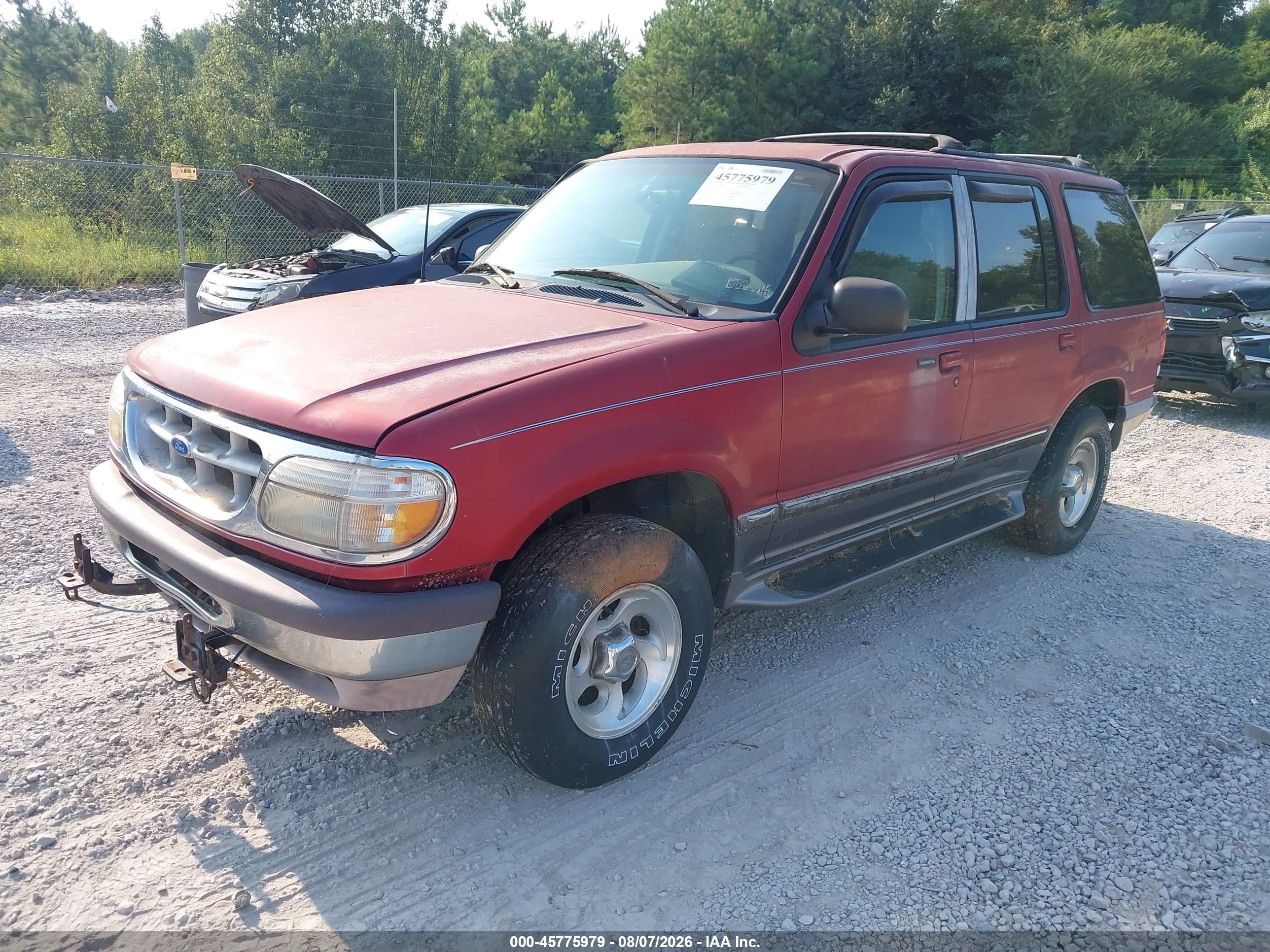 1997 Ford Explorer Eddie Bauer/limited/xl/xlt Red vin: 1FMDU34E2VZB12858