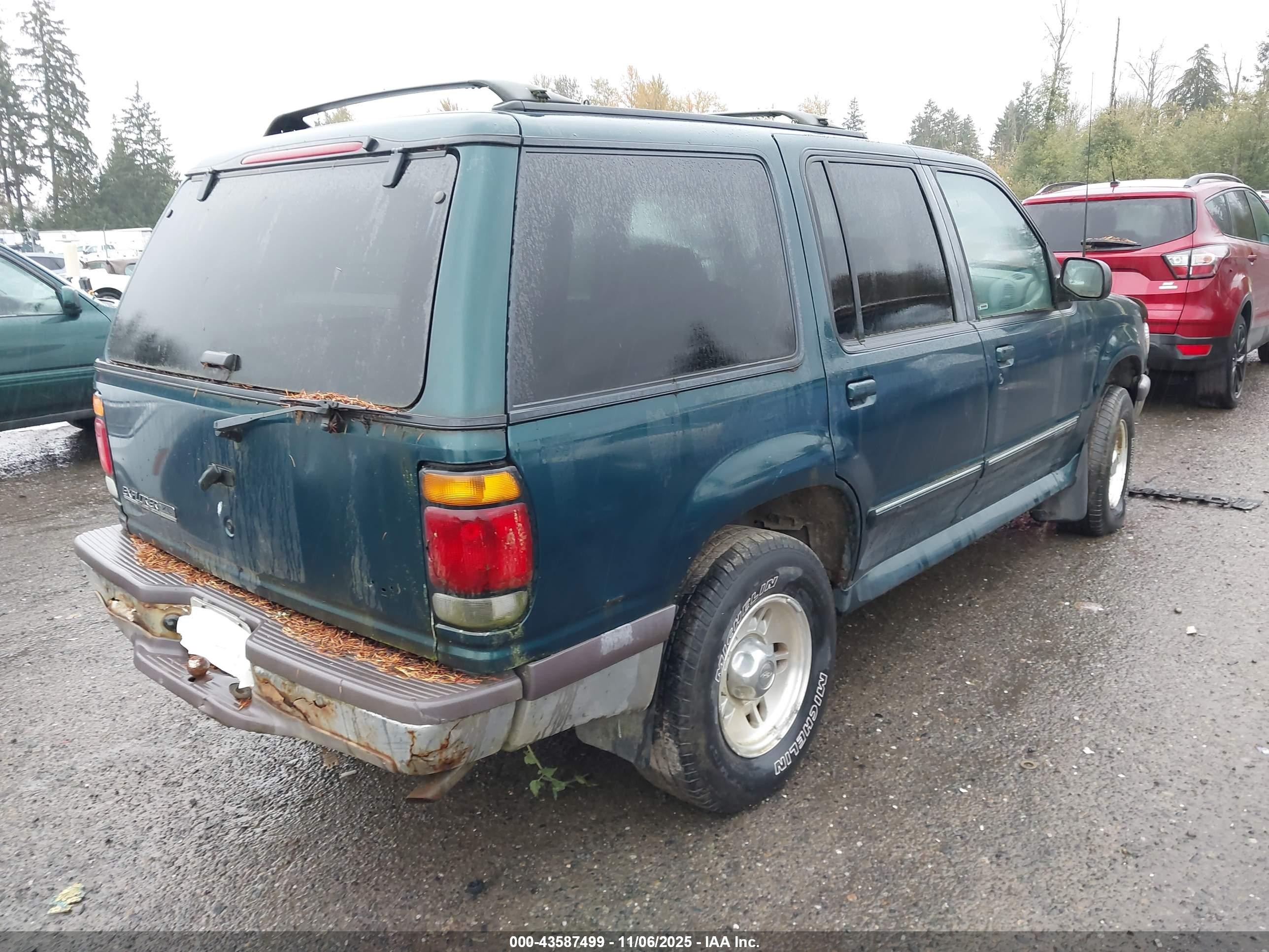 1997 Ford Explorer Eddie Bauer/limited/xl/xlt Зеленый vin: 1FMDU34E5VZC34792