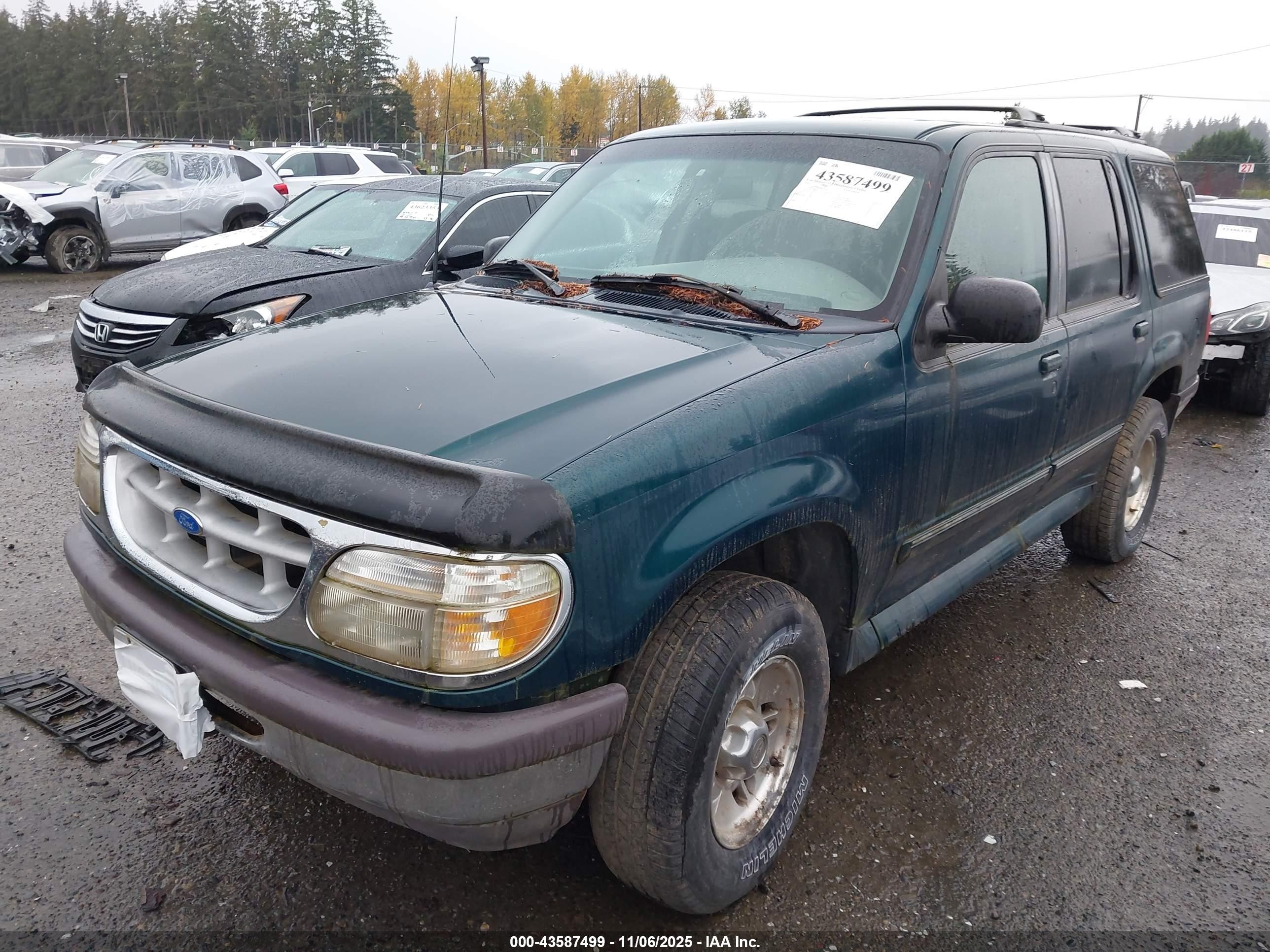1997 Ford Explorer Eddie Bauer/limited/xl/xlt Зеленый vin: 1FMDU34E5VZC34792
