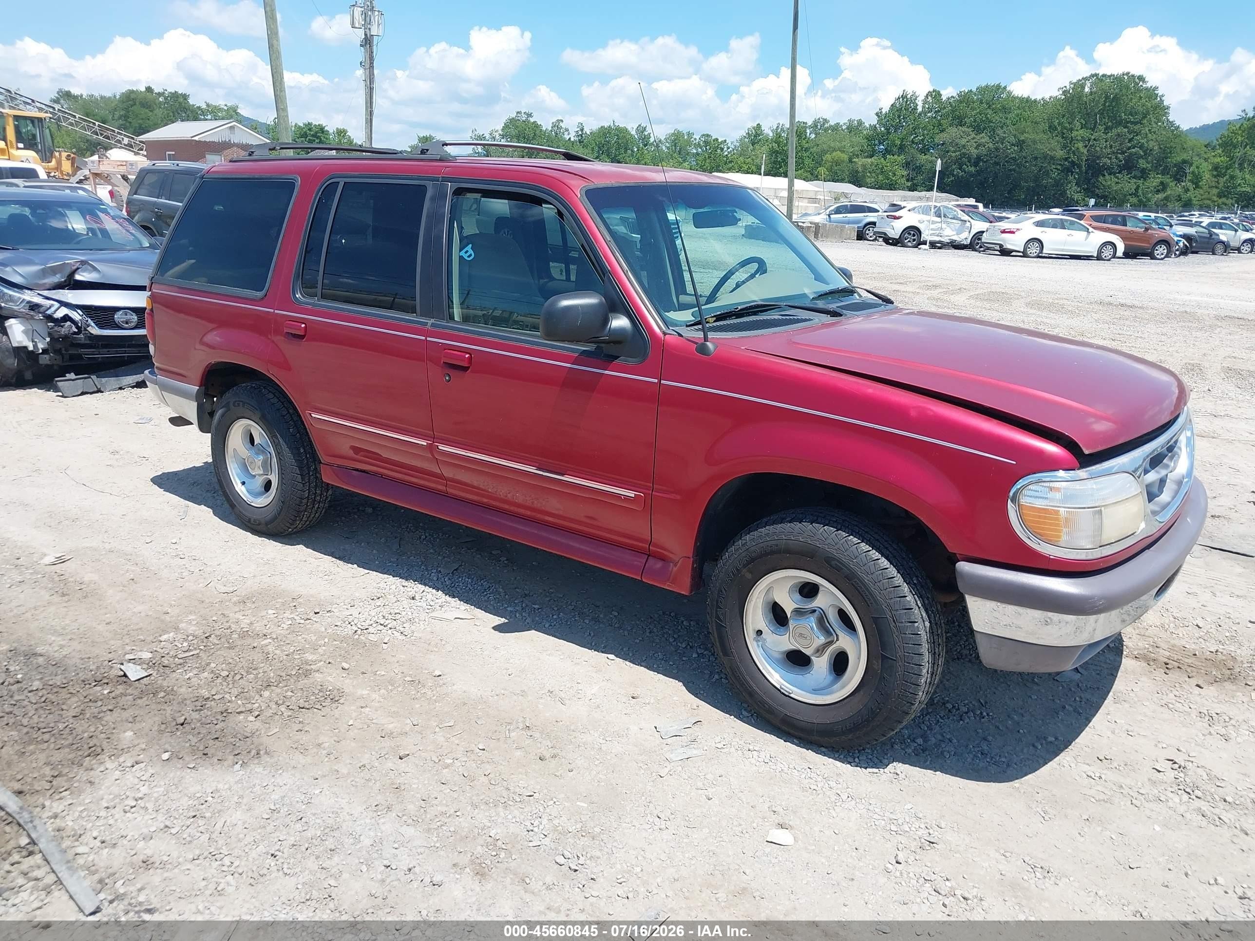 1997 Ford Explorer Eddie Bauer/limited/xl/xlt Красный vin: 1FMDU34E6VZB65918