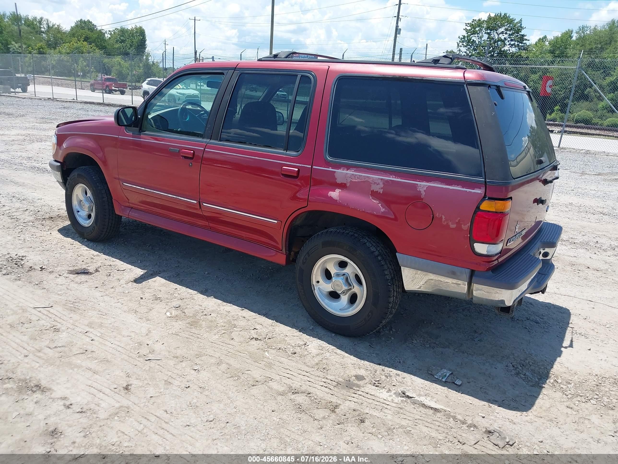 1997 Ford Explorer Eddie Bauer/limited/xl/xlt Red vin: 1FMDU34E6VZB65918