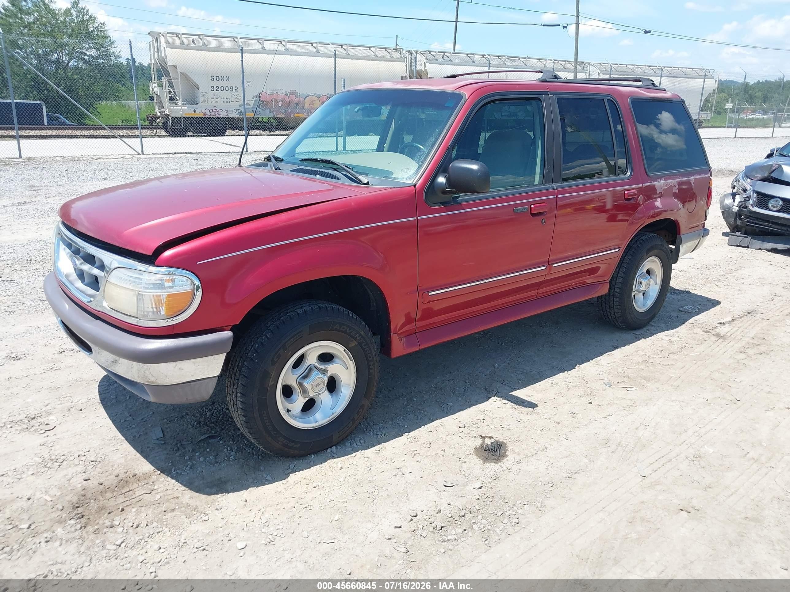 1997 Ford Explorer Eddie Bauer/limited/xl/xlt Red vin: 1FMDU34E6VZB65918