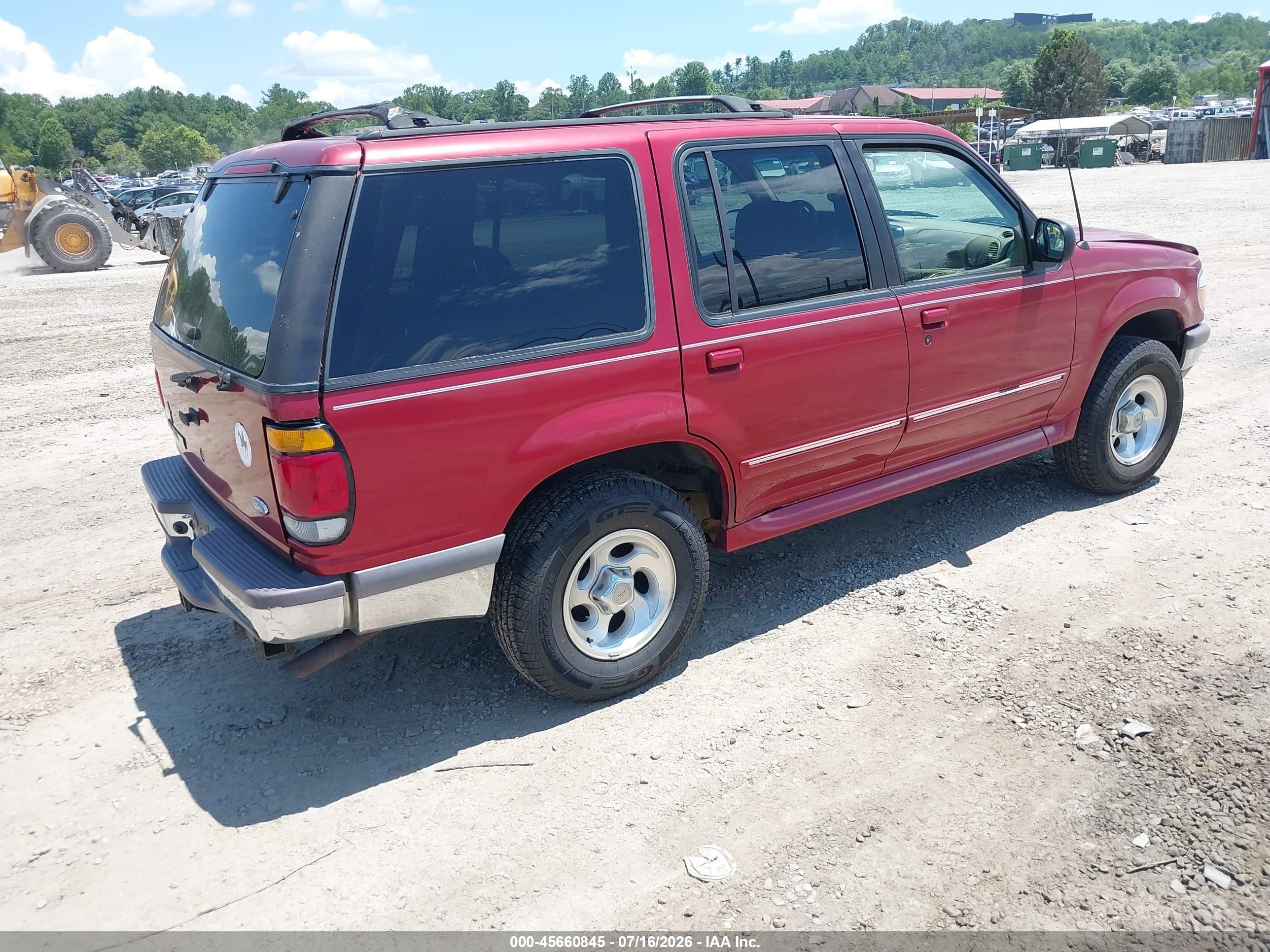 1997 Ford Explorer Eddie Bauer/limited/xl/xlt Red vin: 1FMDU34E6VZB65918