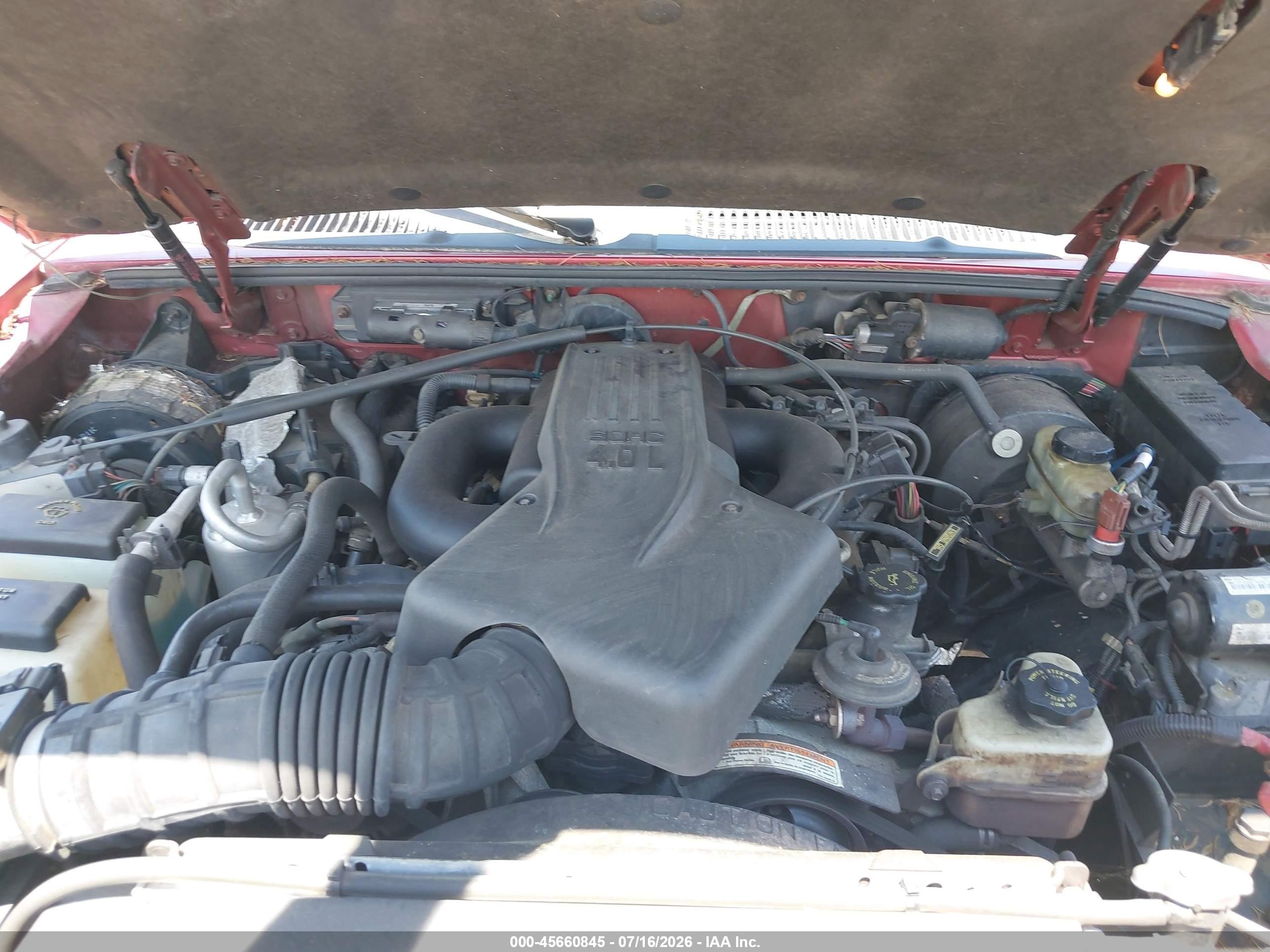1997 Ford Explorer Eddie Bauer/limited/xl/xlt Red vin: 1FMDU34E6VZB65918