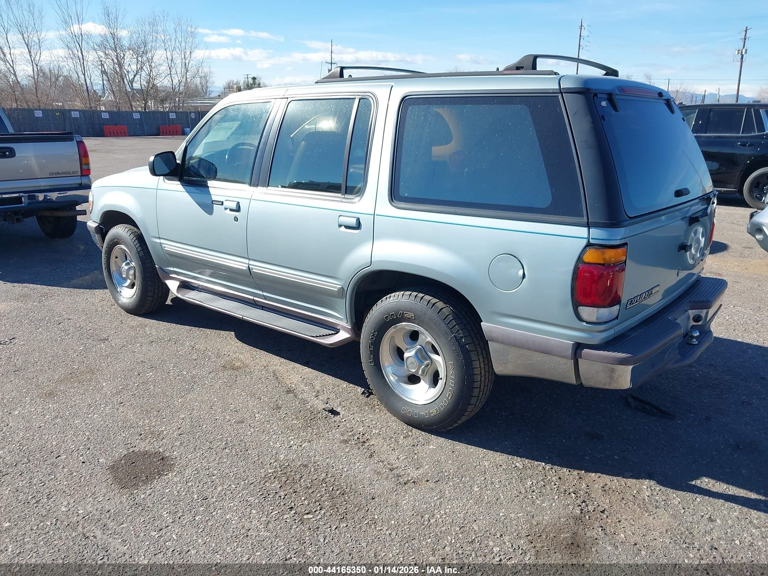 1995 Ford Explorer   Light Blue vin: 1FMDU34X0SZA72891