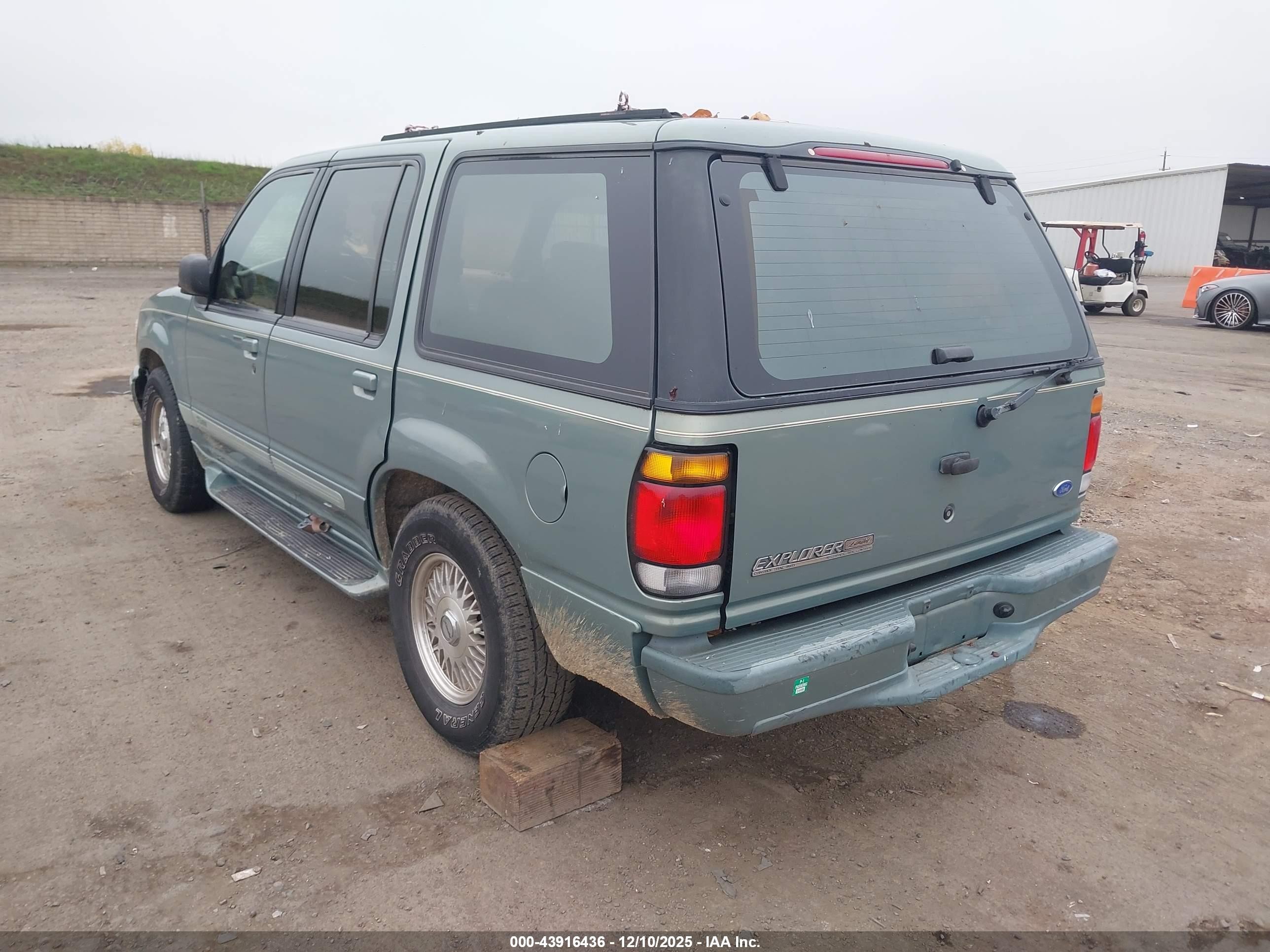 1995 Ford Explorer   Green vin: 1FMDU34X0SZB58637