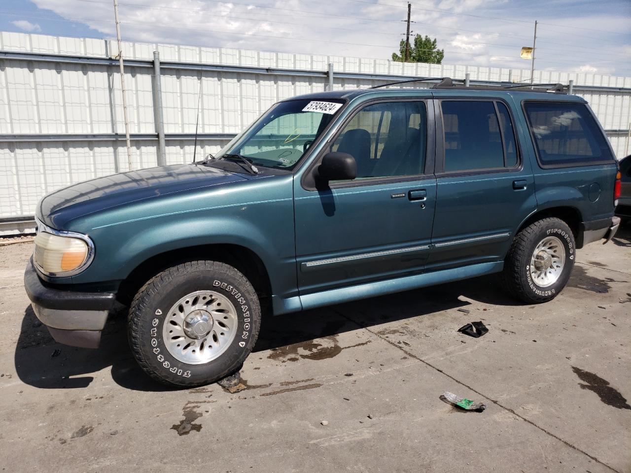 1995 Ford Explorer Green vin: 1FMDU34X1SZB28529