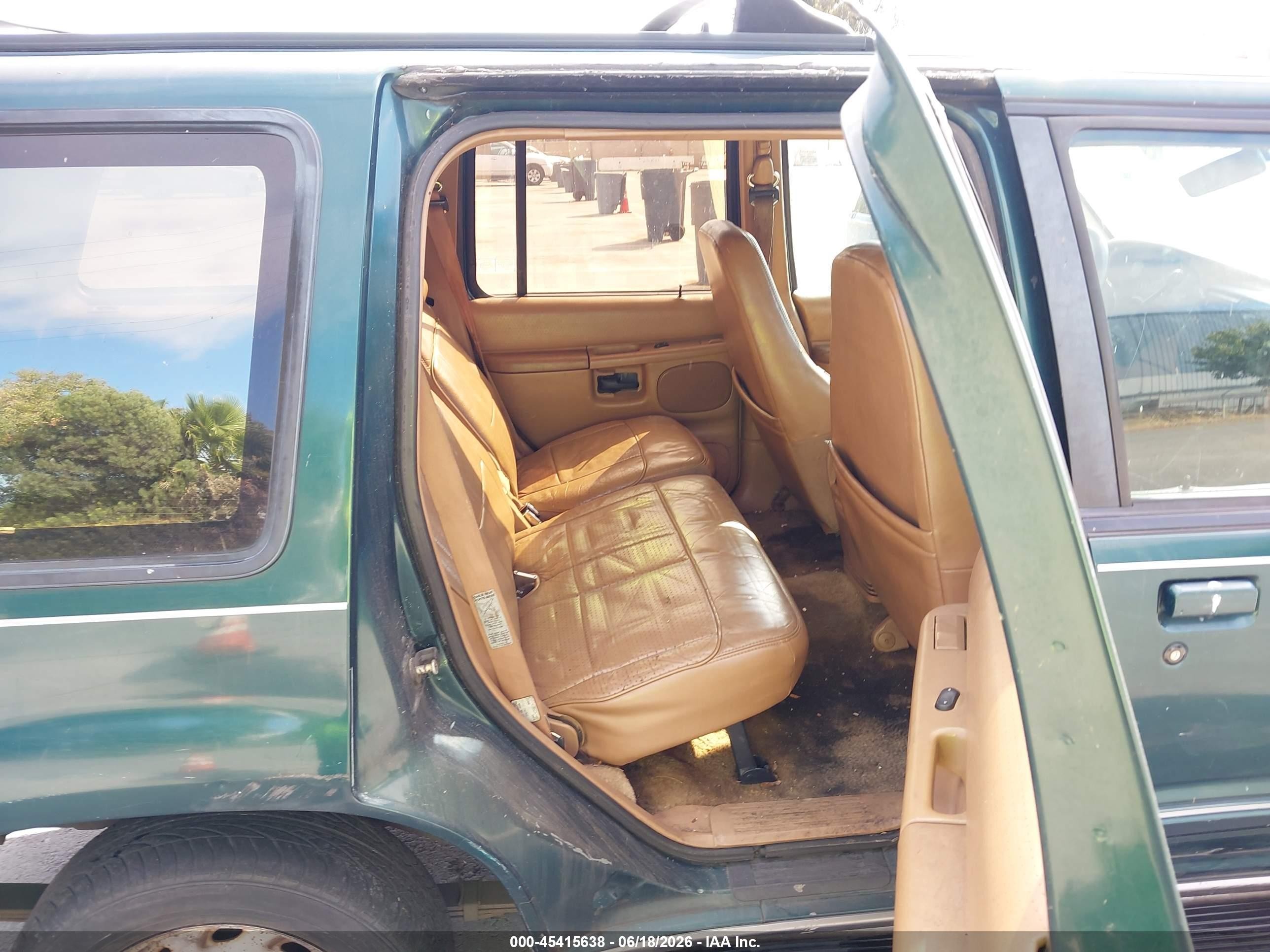 1995 Ford Explorer   Green vin: 1FMDU34X3SUB50609
