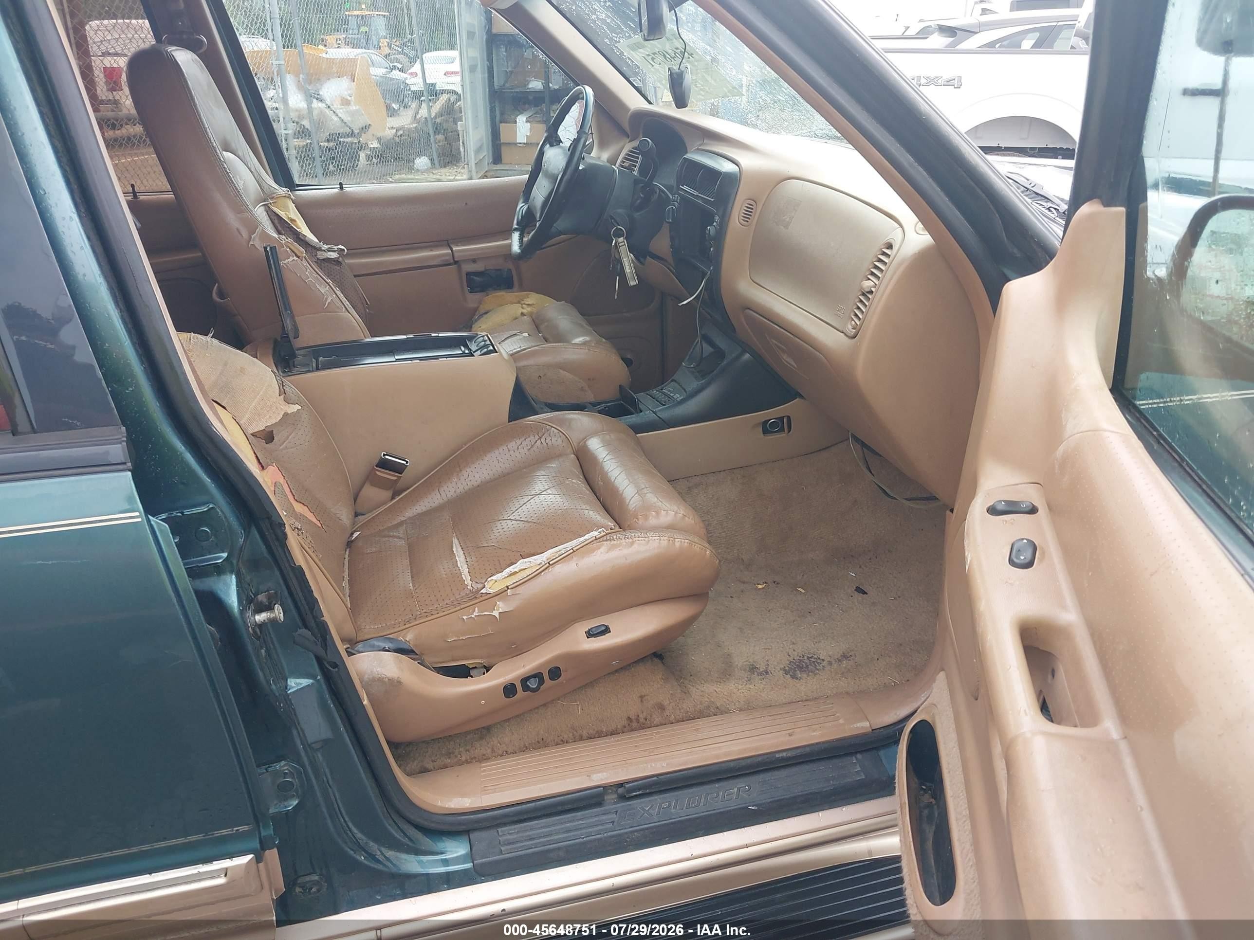 1996 Ford Explorer   Green vin: 1FMDU34X3TUD45885