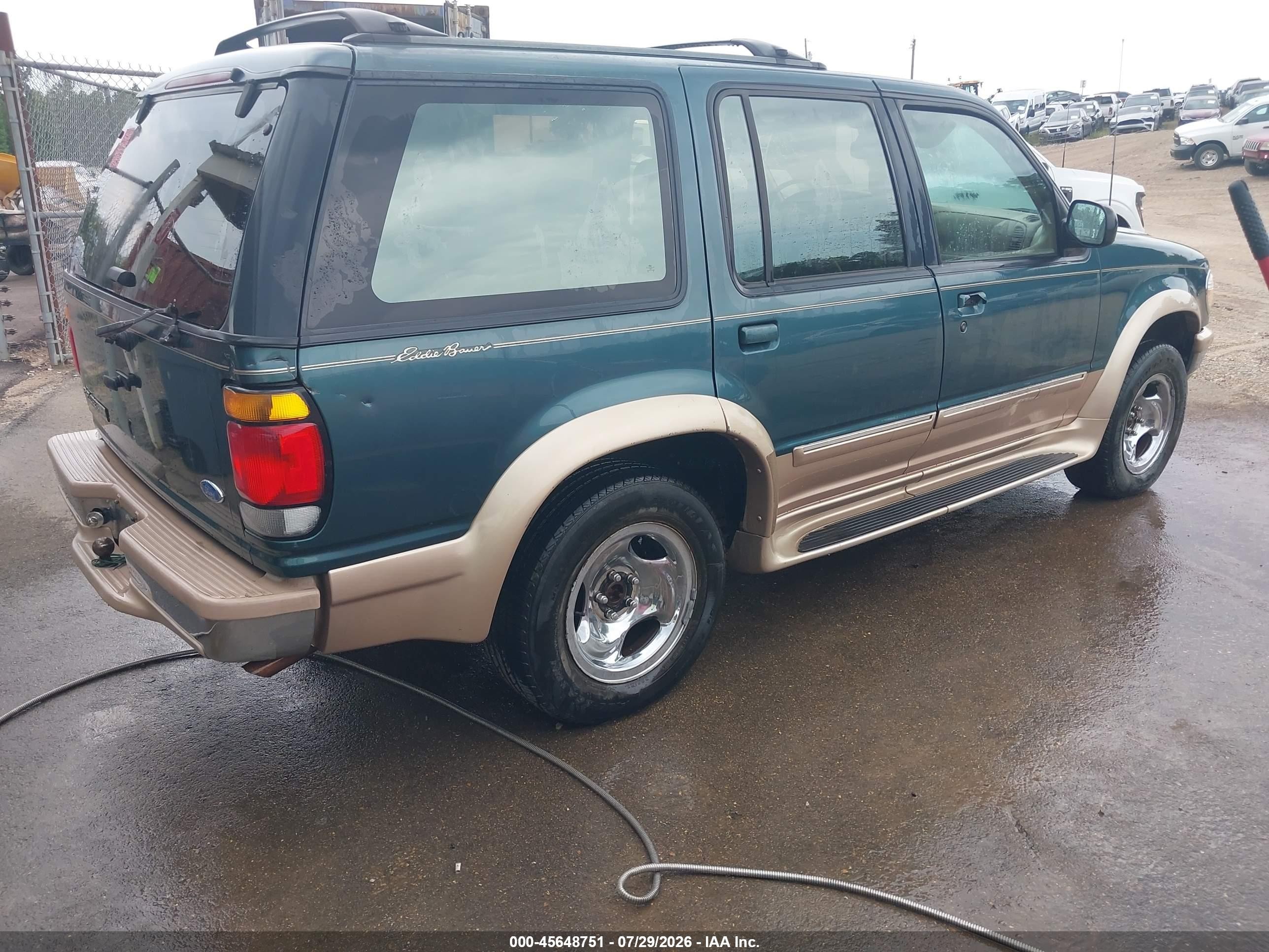 1996 Ford Explorer   Green vin: 1FMDU34X3TUD45885