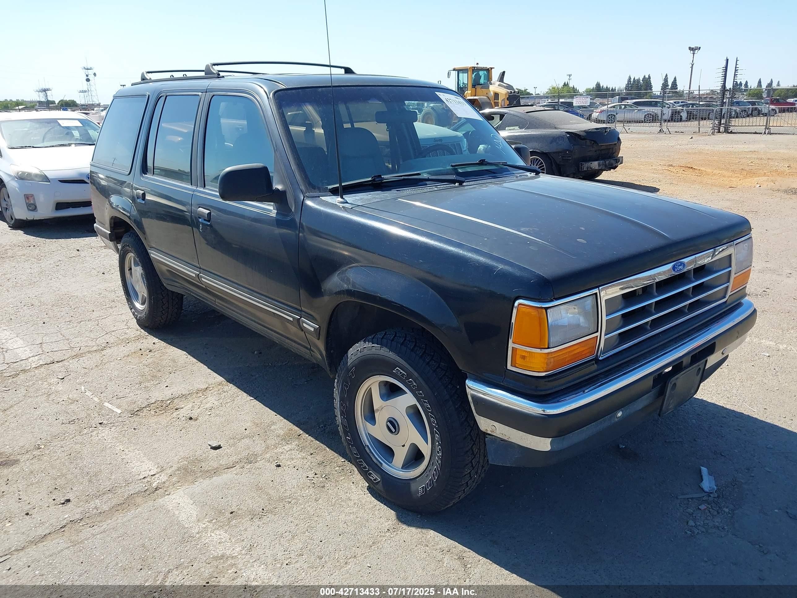1991 Ford Explorer   Зеленый vin: 1FMDU34X7MUE01635