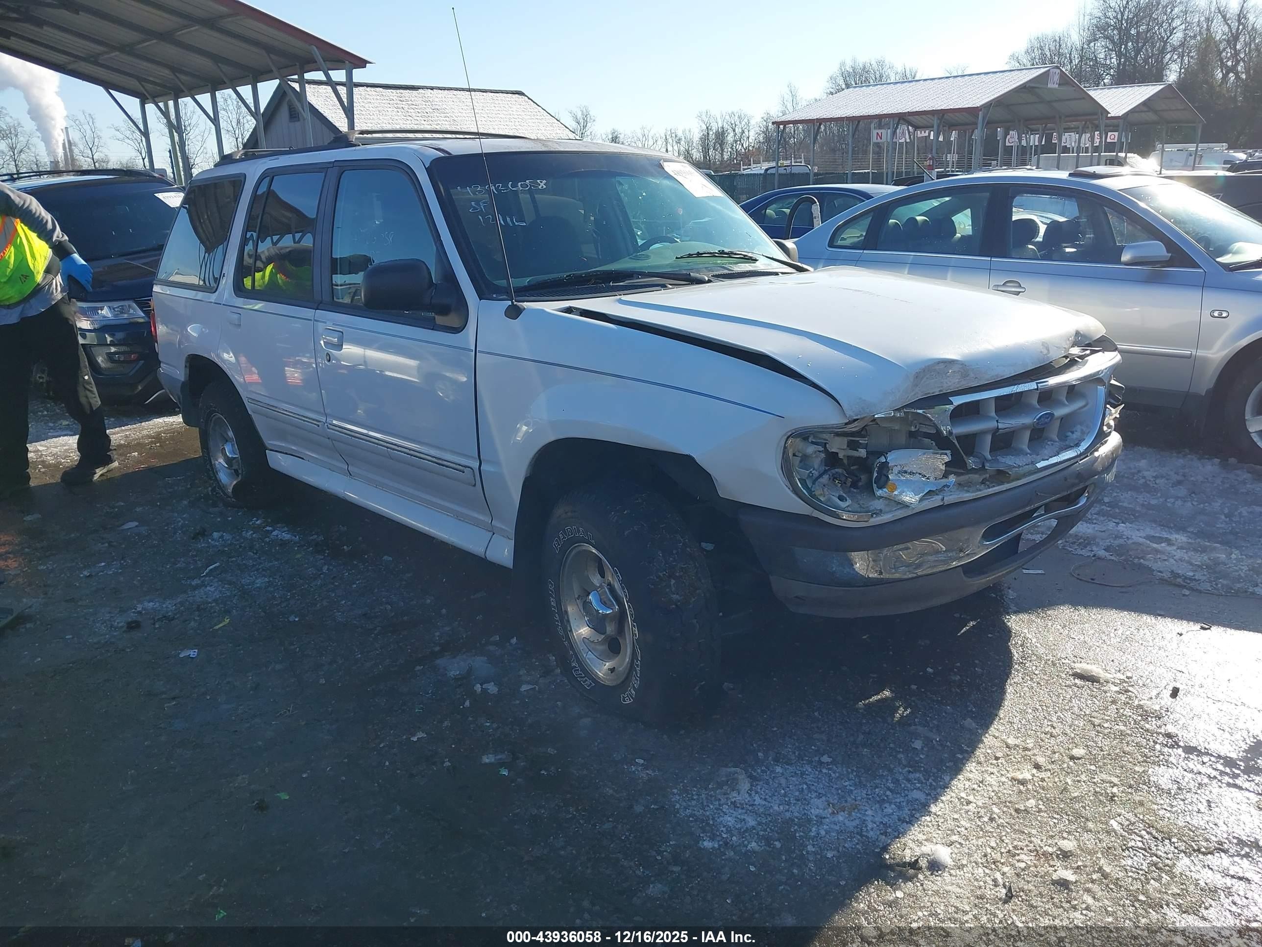 1996 Ford Explorer   White vin: 1FMDU34X8TUD85153