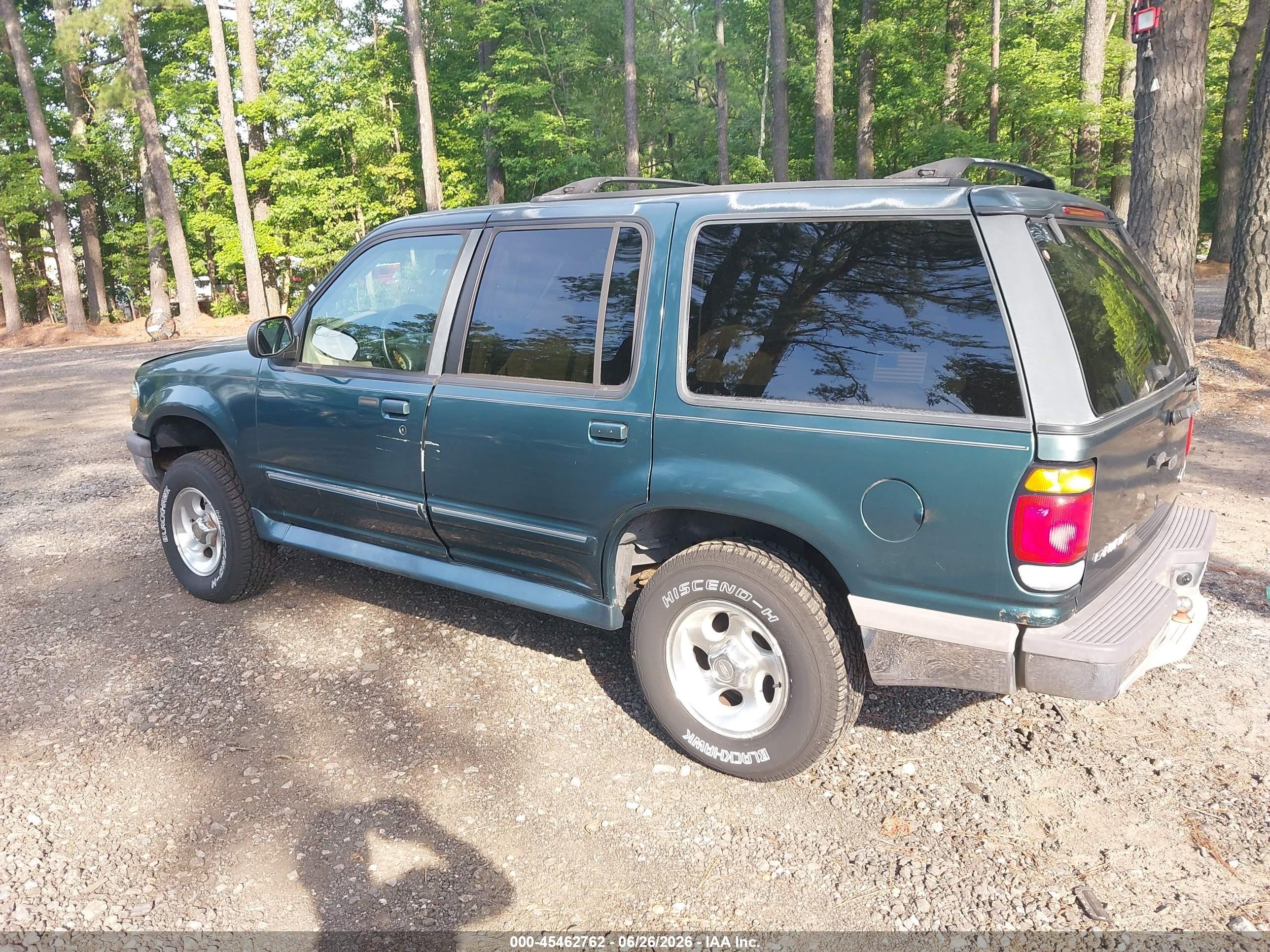 1997 Ford Explorer Eddie Bauer/limited/xlt Green vin: 1FMDU35P0VUD44307