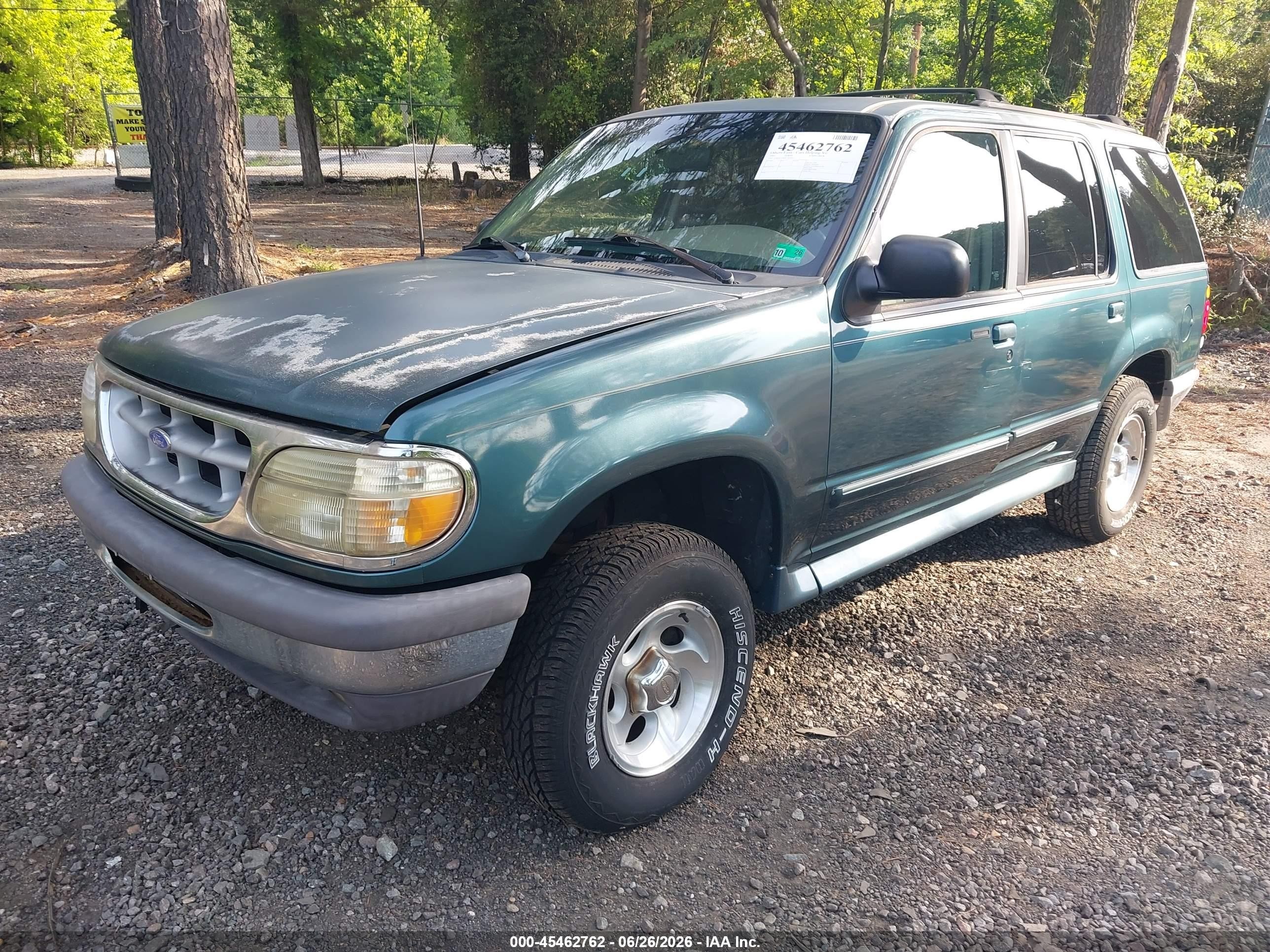 1997 Ford Explorer Eddie Bauer/limited/xlt Green vin: 1FMDU35P0VUD44307