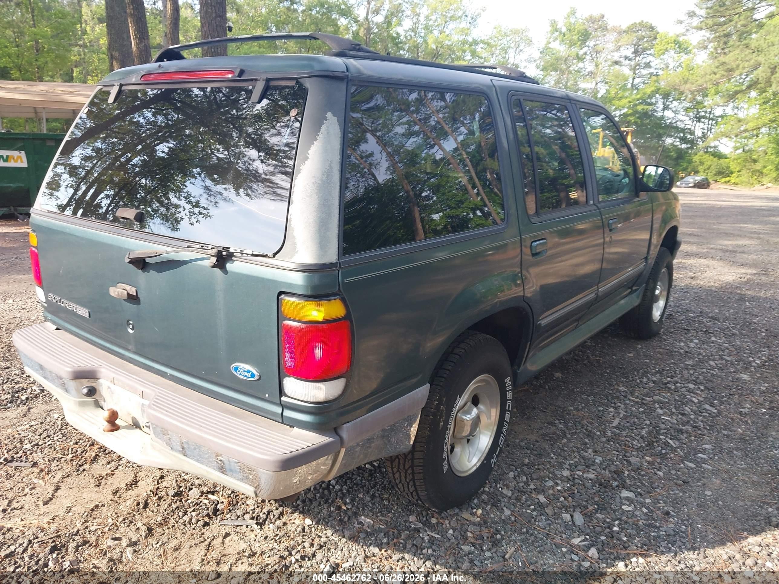 1997 Ford Explorer Eddie Bauer/limited/xlt Green vin: 1FMDU35P0VUD44307