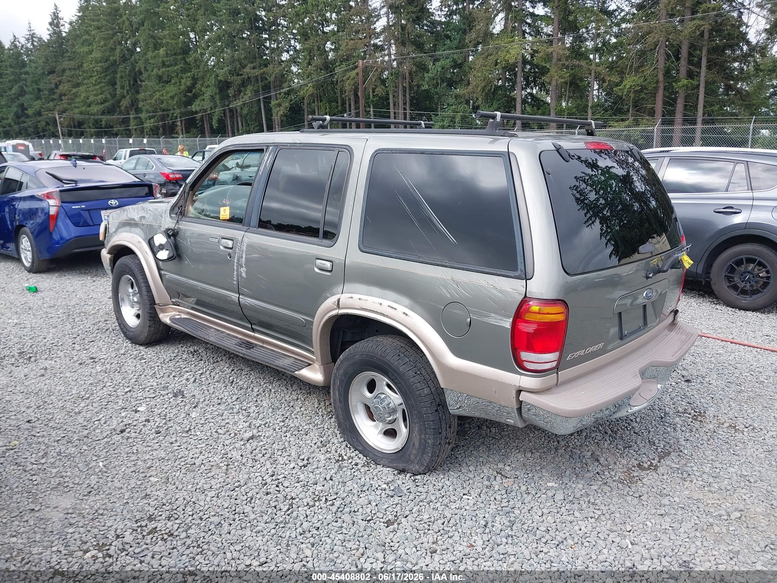 1999 Ford Explorer Eddie Bauer/limited/xlt Green vin: 1FMDU35P3XZA33962