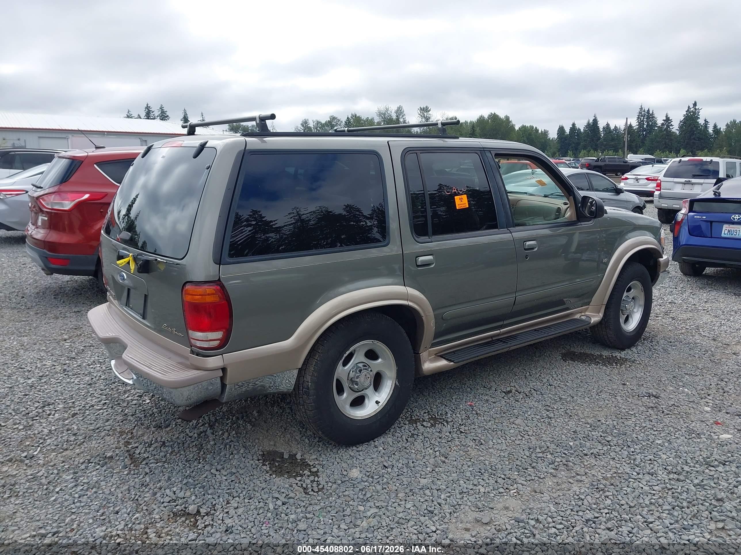 1999 Ford Explorer Eddie Bauer/limited/xlt Green vin: 1FMDU35P3XZA33962