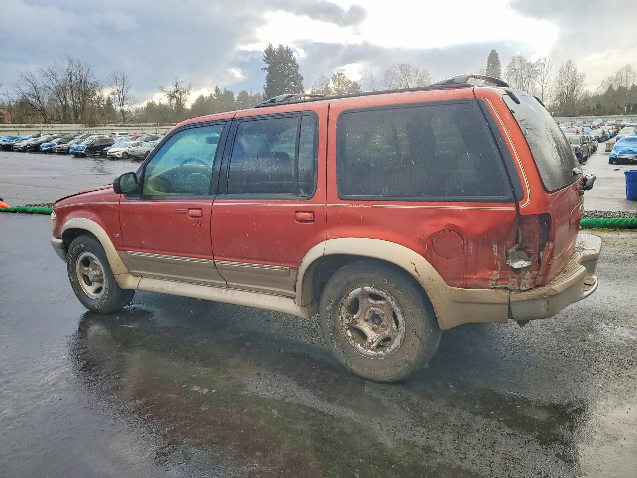 1998 Ford Explorer Eddie Bauer Orange vin: 1FMDU35P5WZA00024