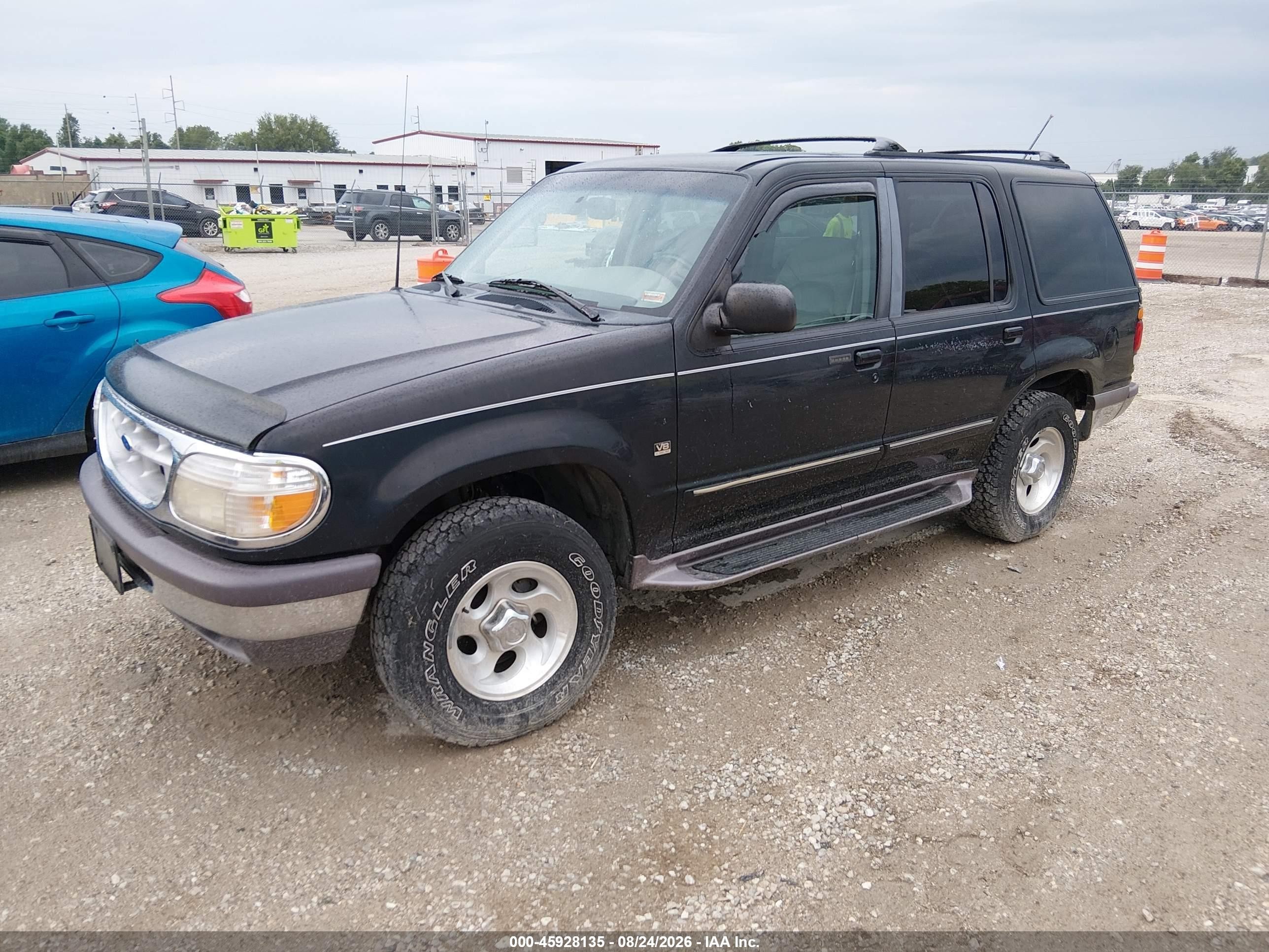 1997 Ford Explorer Eddie Bauer/limited/xlt Black vin: 1FMDU35P6VZB45460