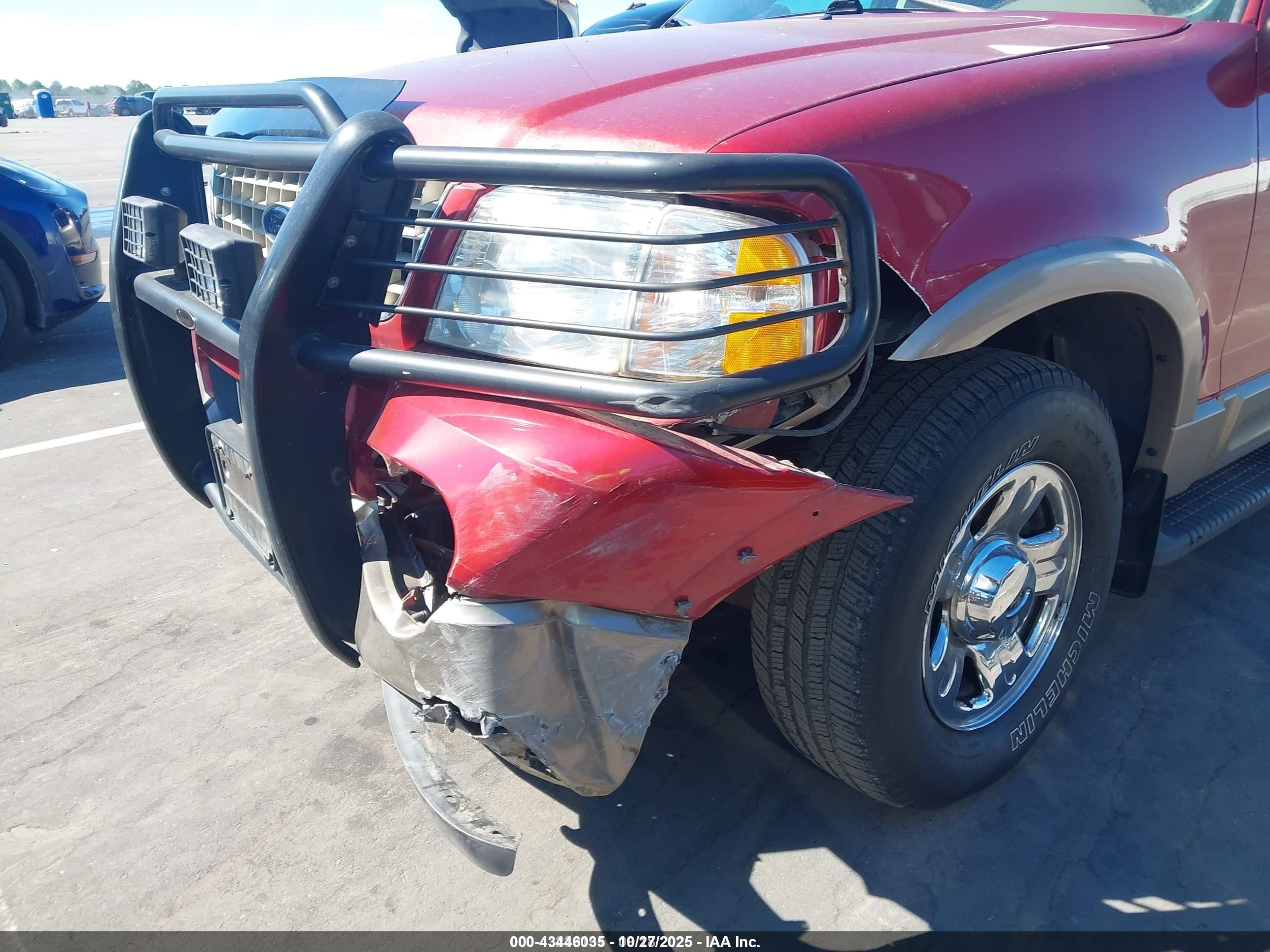 2002 Ford Explorer Eddie Bauer Red vin: 1FMDU64E62UA18783
