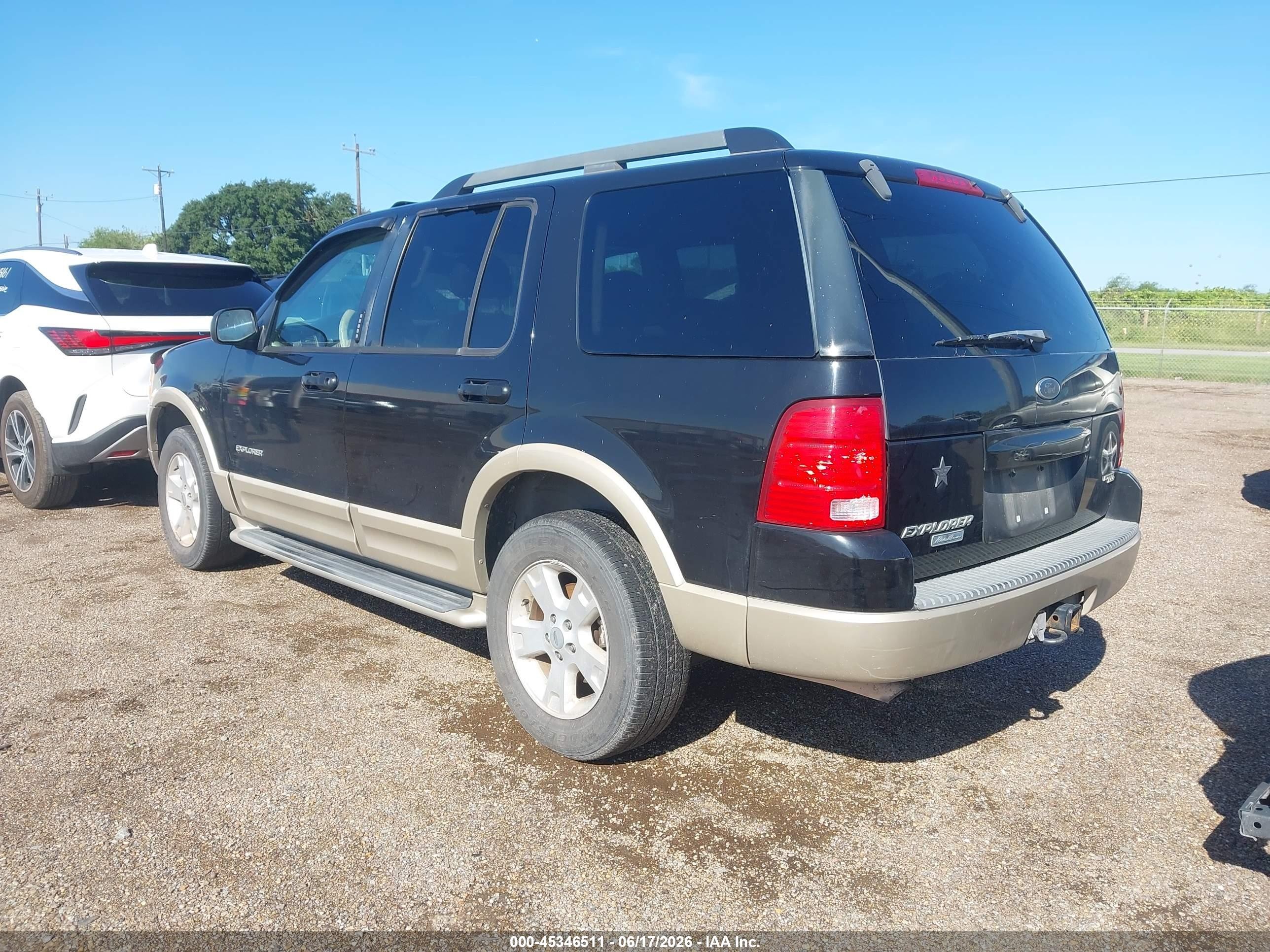 2005 Ford Explorer Eddie Bauer Black vin: 1FMDU64K75ZA78102
