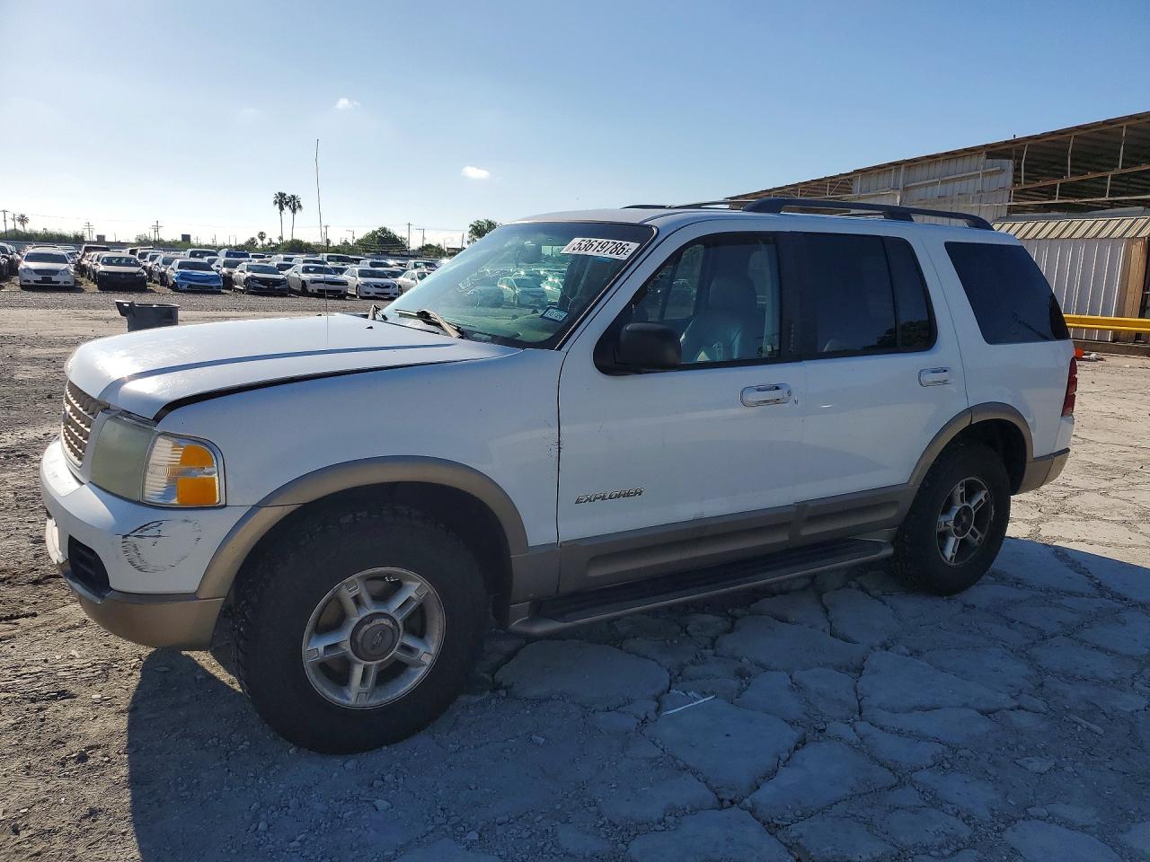 2002 Ford Explorer Eddie Bauer White vin: 1FMDU64W02ZC52865