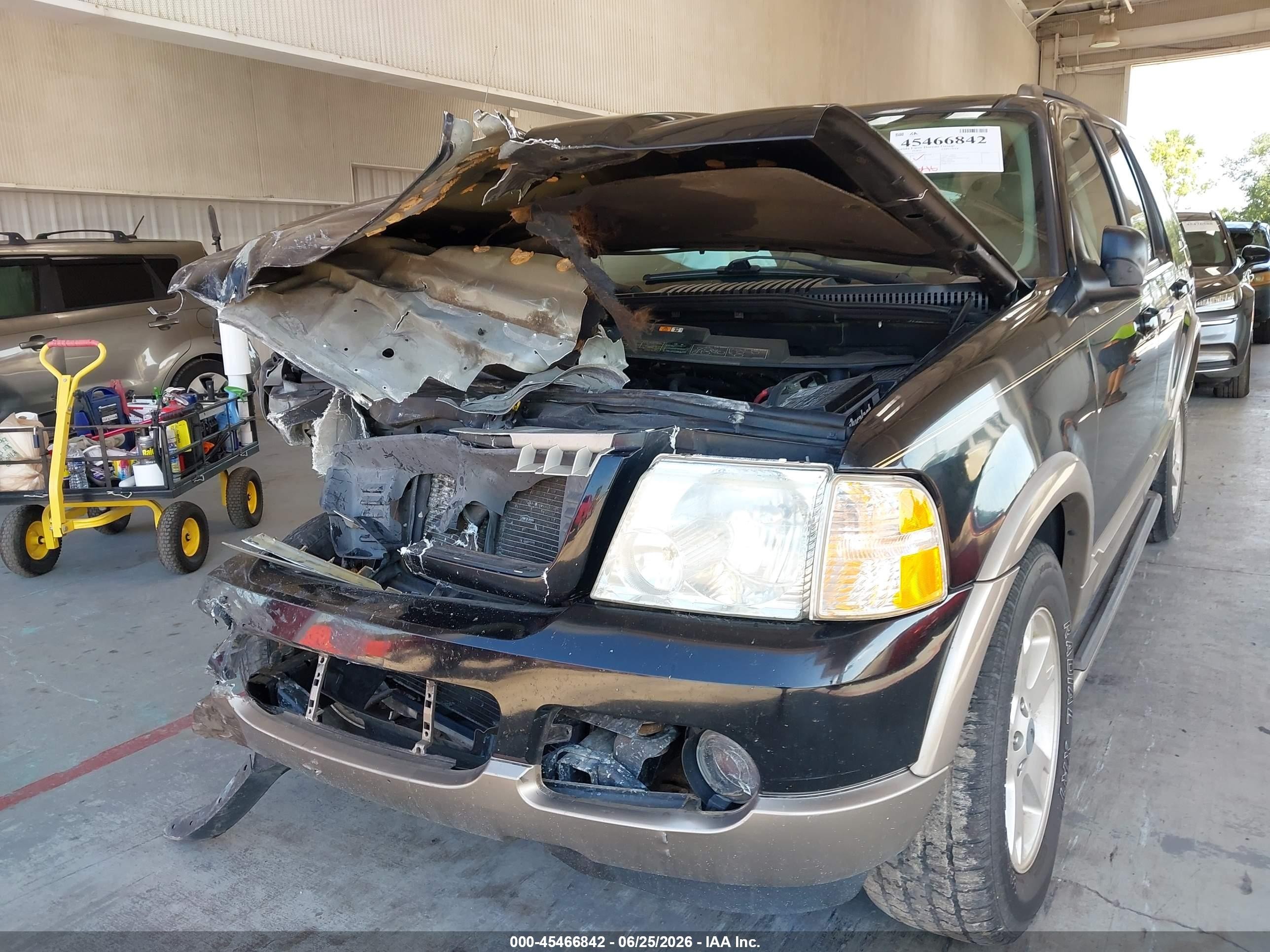 2003 Ford Explorer Eddie Bauer Black vin: 1FMDU64W33UB59692