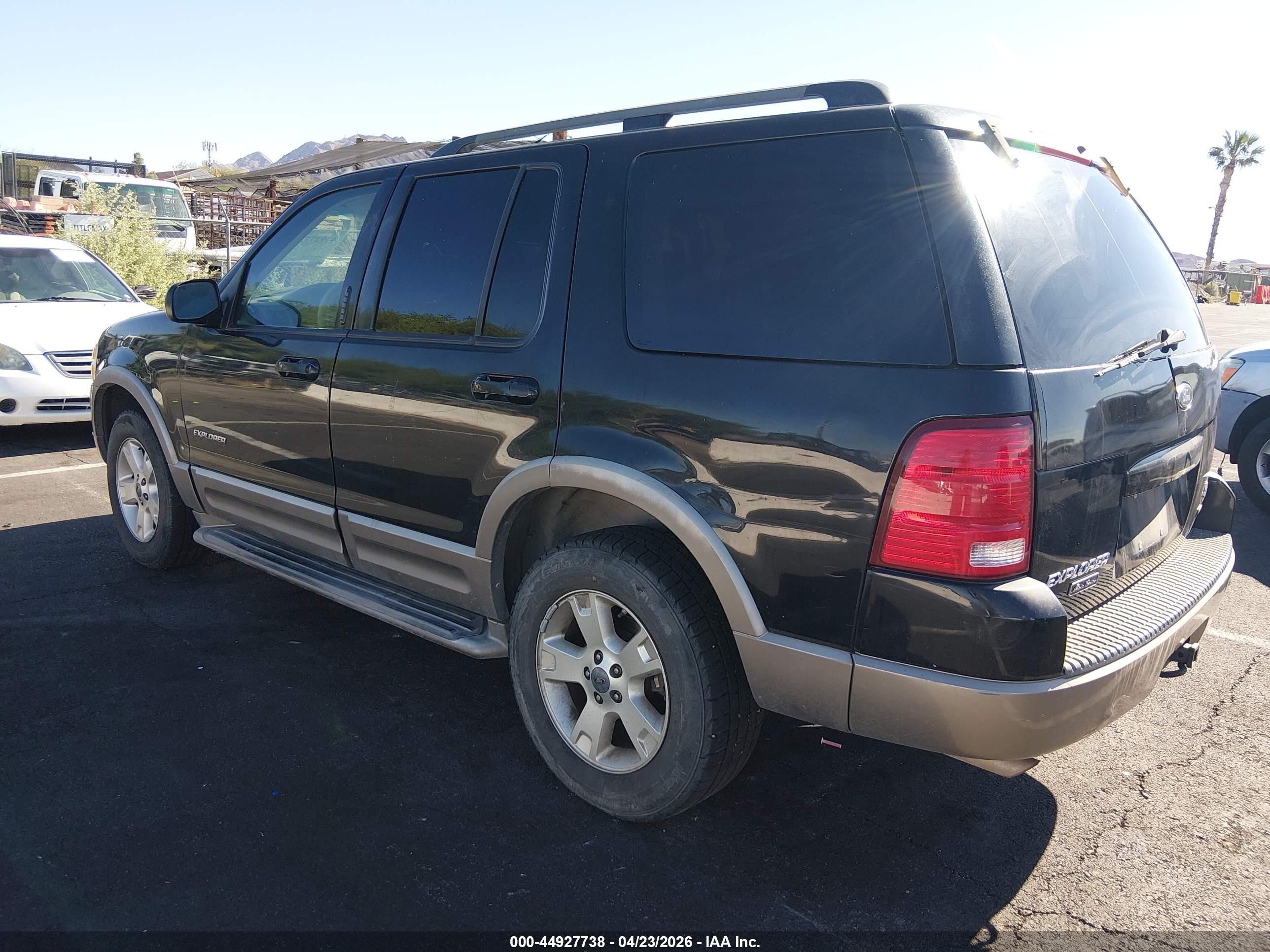 2004 Ford Explorer Eddie Bauer Black vin: 1FMDU64W44UA63507