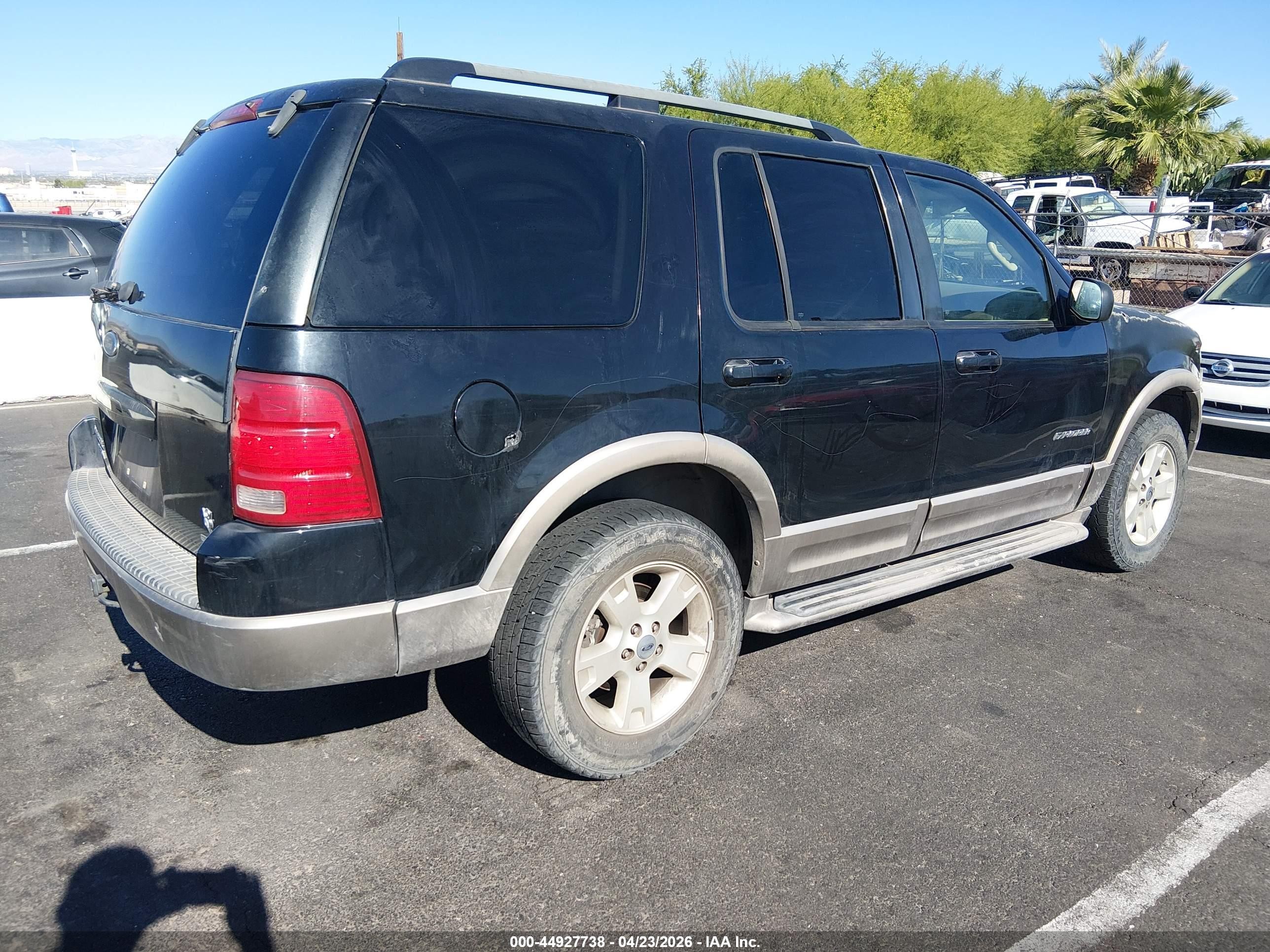 2004 Ford Explorer Eddie Bauer Black vin: 1FMDU64W44UA63507