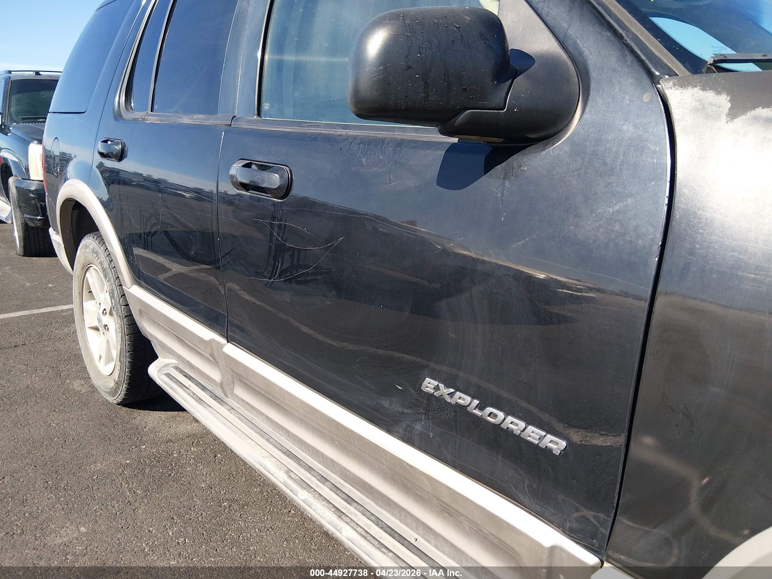2004 Ford Explorer Eddie Bauer Black vin: 1FMDU64W44UA63507
