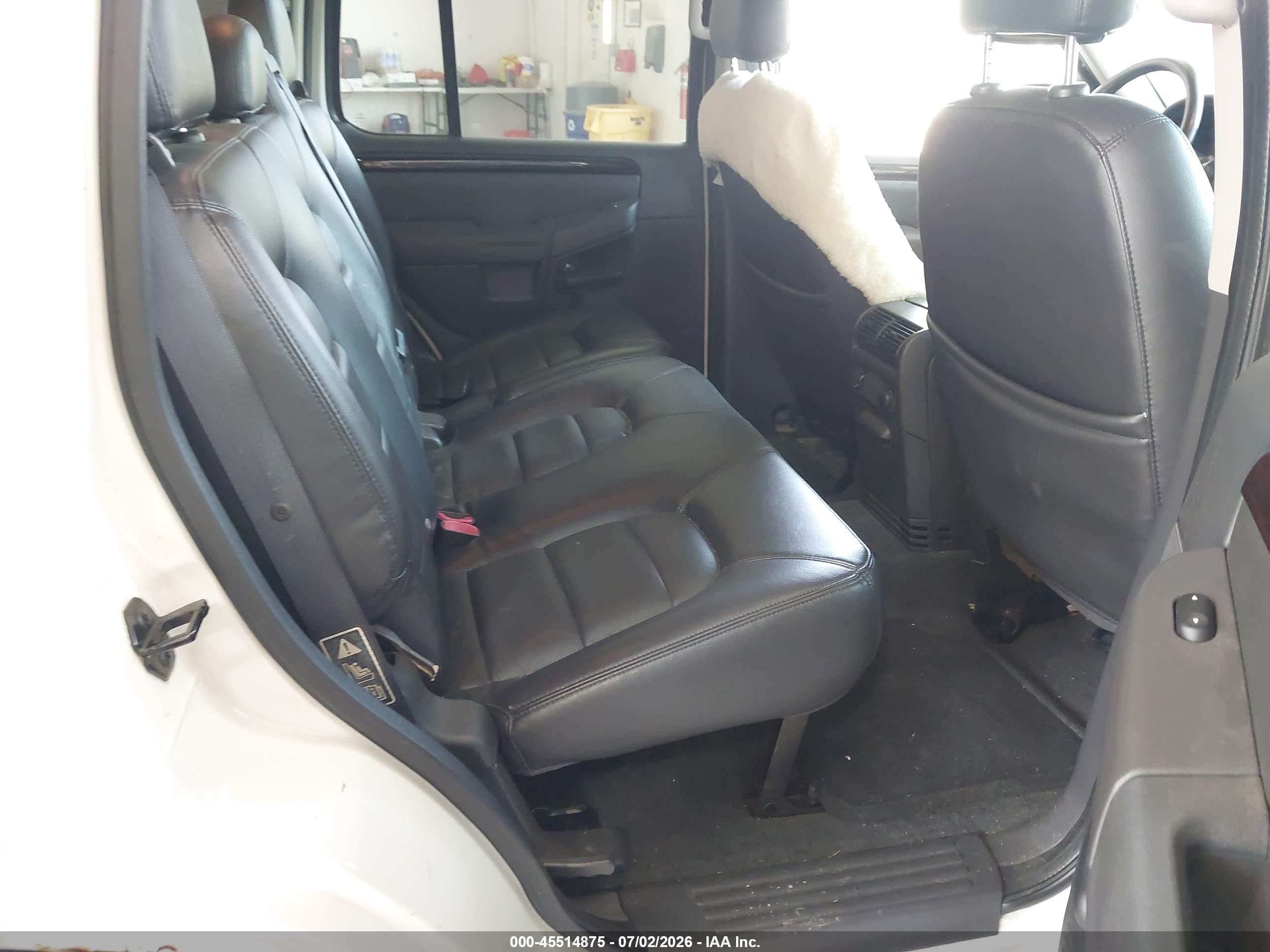 2003 Ford Explorer Limited White vin: 1FMDU65W33ZA13438