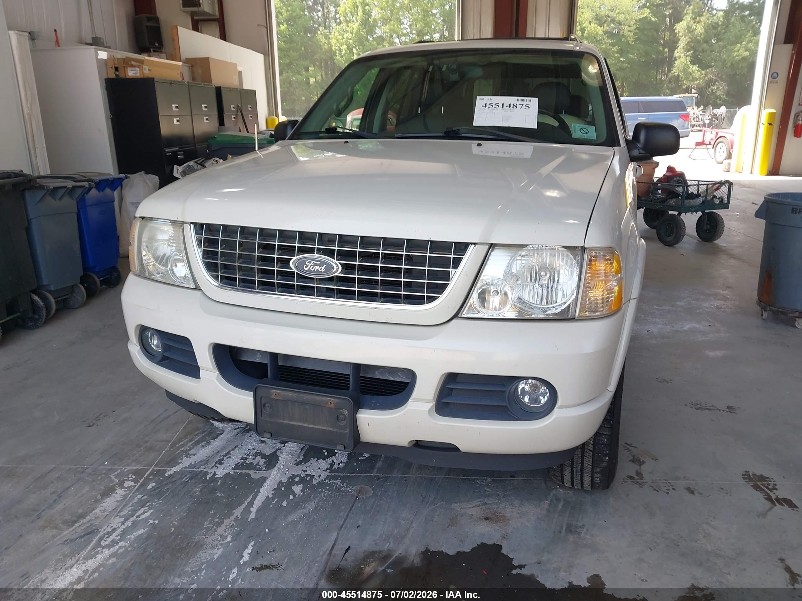 2003 Ford Explorer Limited White vin: 1FMDU65W33ZA13438