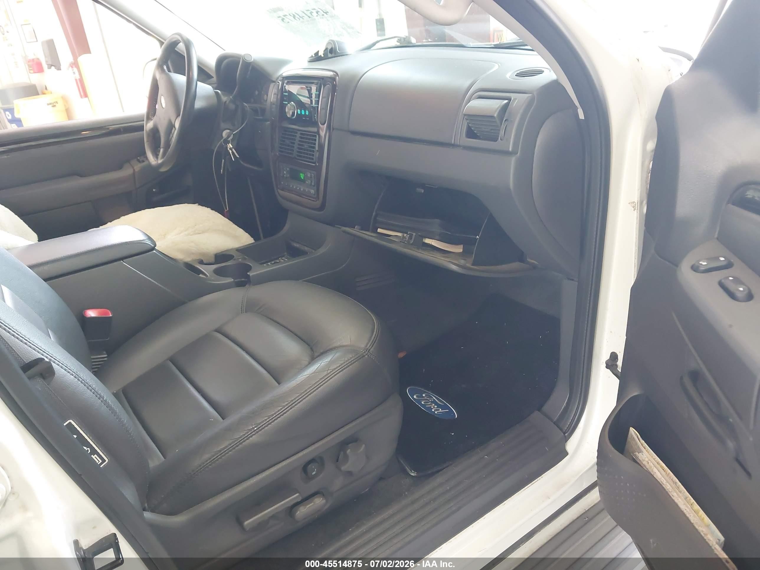 2003 Ford Explorer Limited White vin: 1FMDU65W33ZA13438