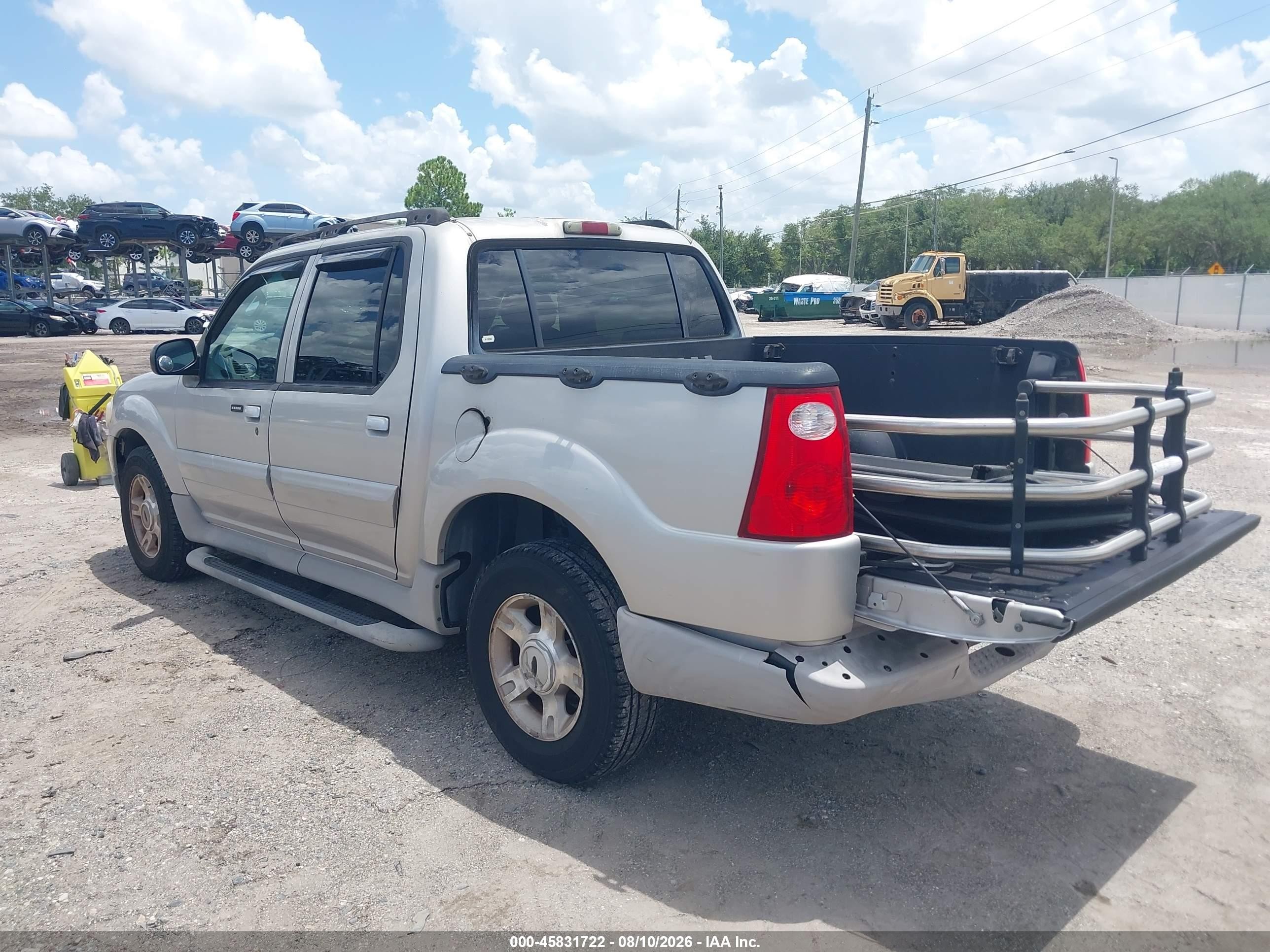 2003 Ford Explorer Sport Trac Xls/xlt Silver vin: 1FMDU67E13UB90510